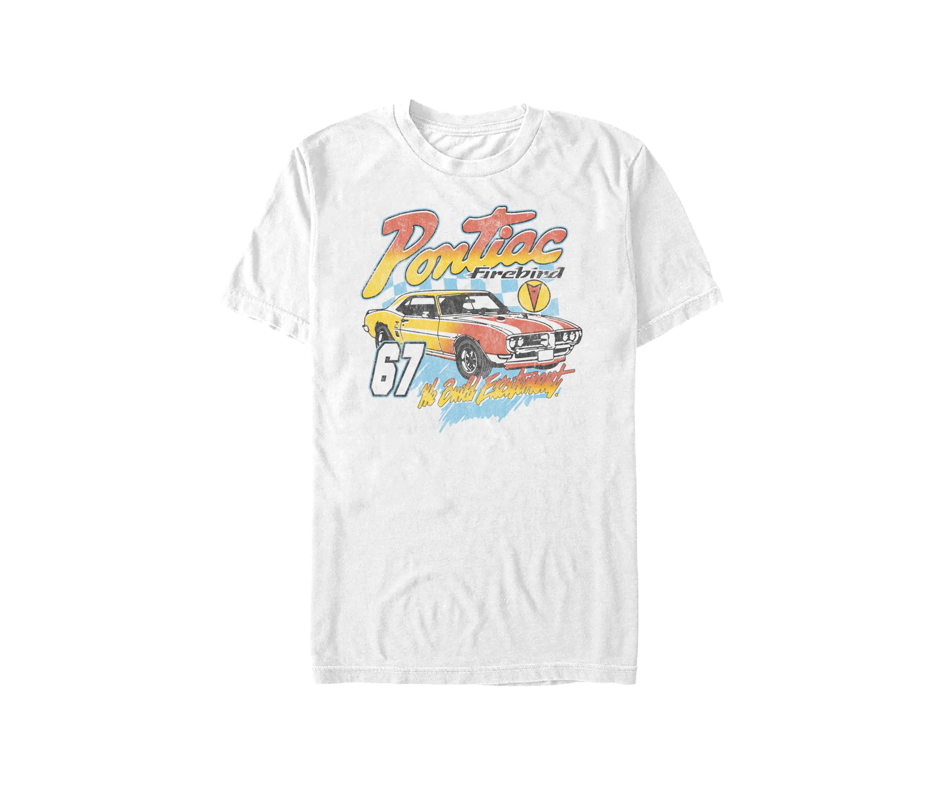 Bright Vintage Pontiac Graphic T-Shirt