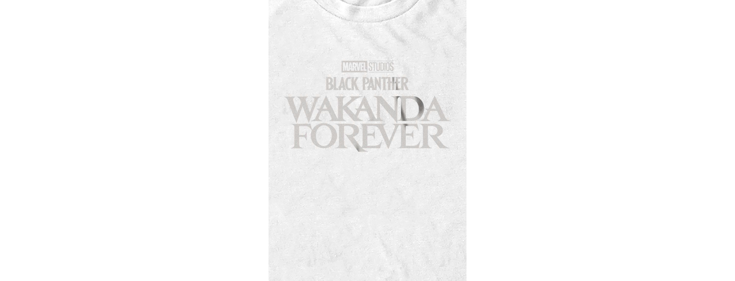 Wakanda Forever Clear Graphic T-Shirt