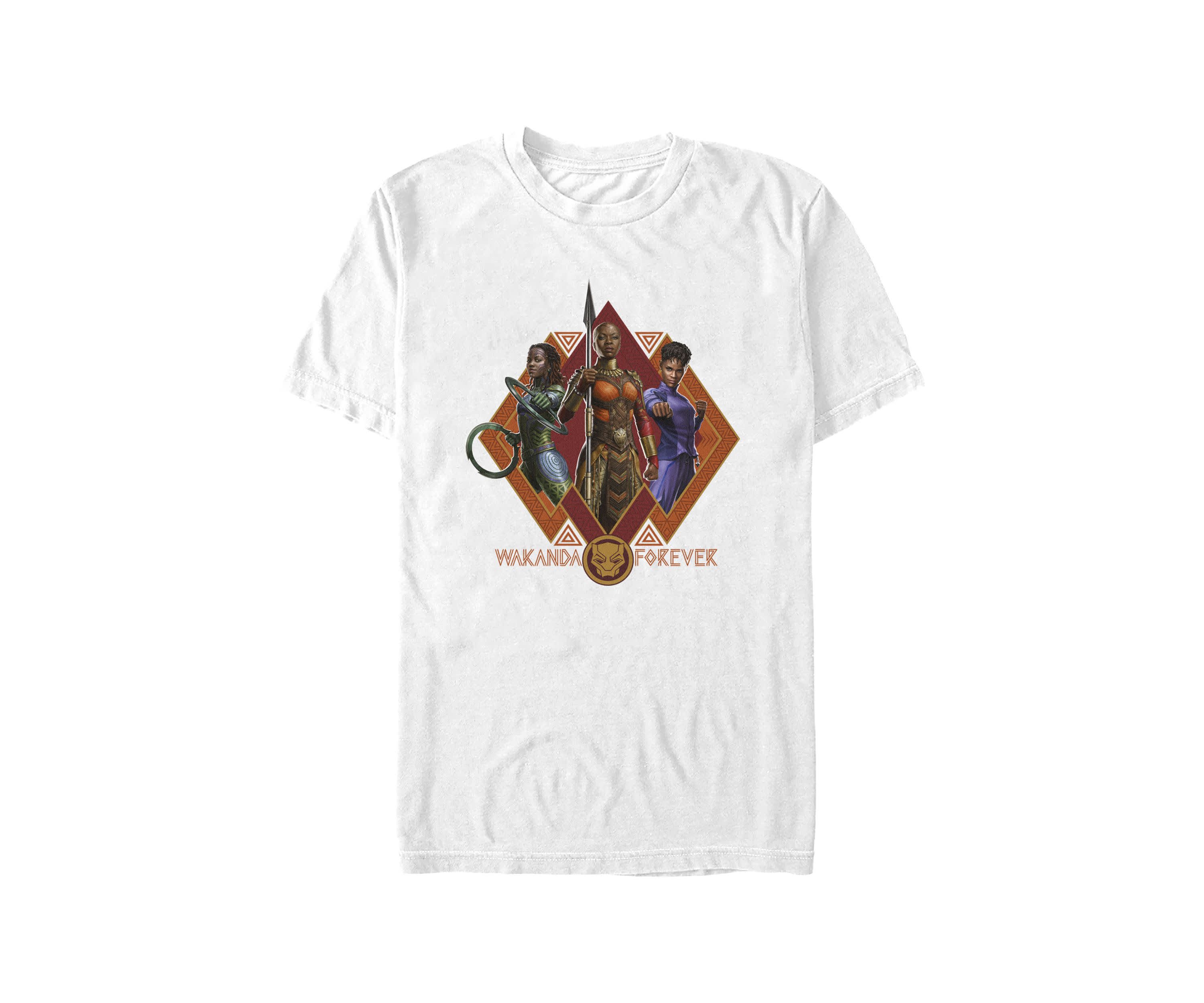 Big & Tall Wakanda Forever Trio Graphic T-Shirt