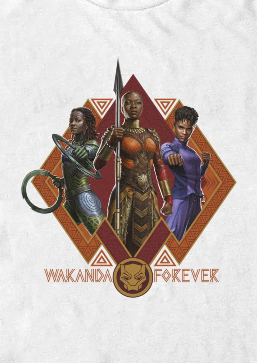 Big & Tall Wakanda Forever Trio Graphic T-Shirt