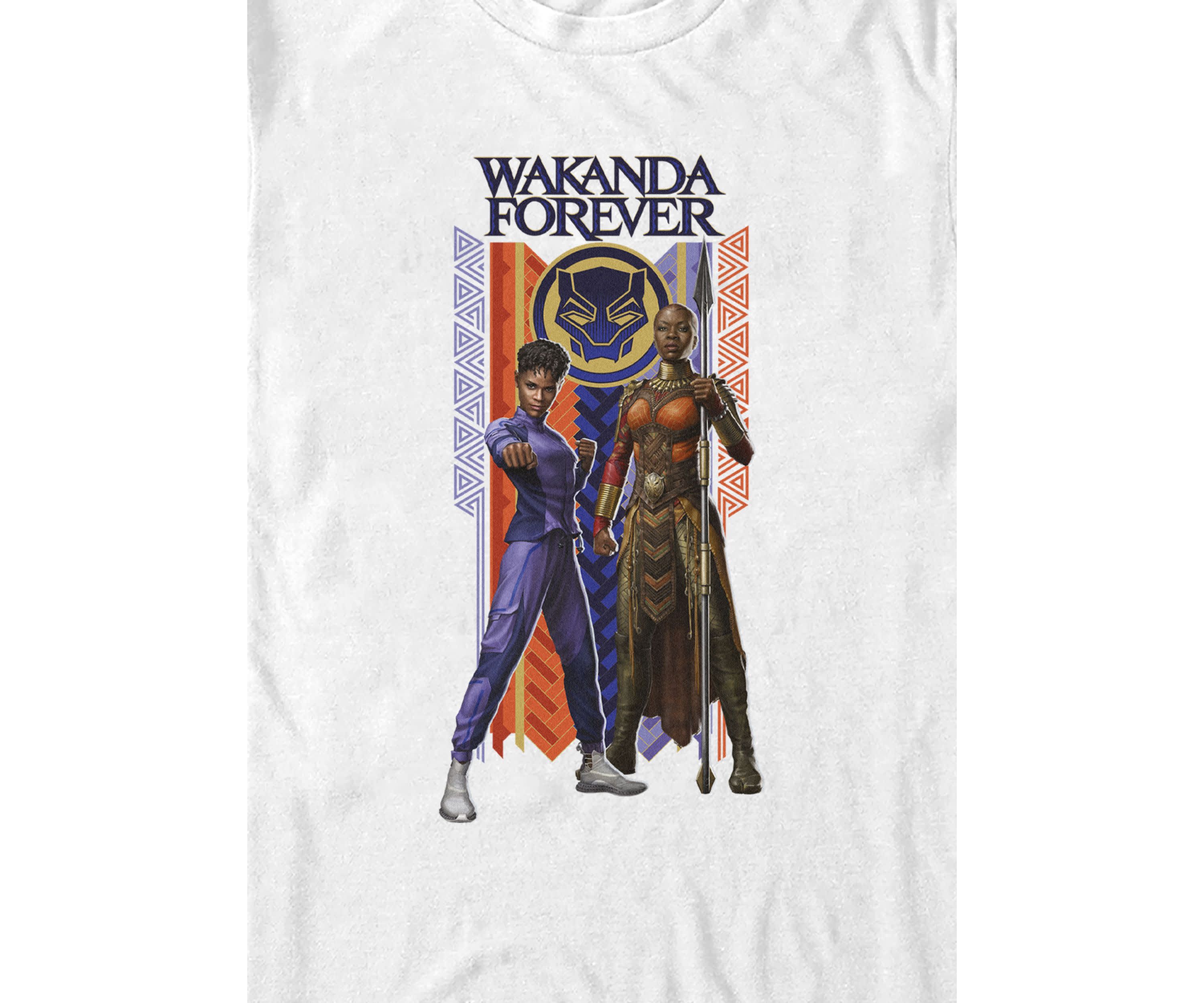 Big & Tall Wakanda Forever Duo Banner Graphic T-Shirt