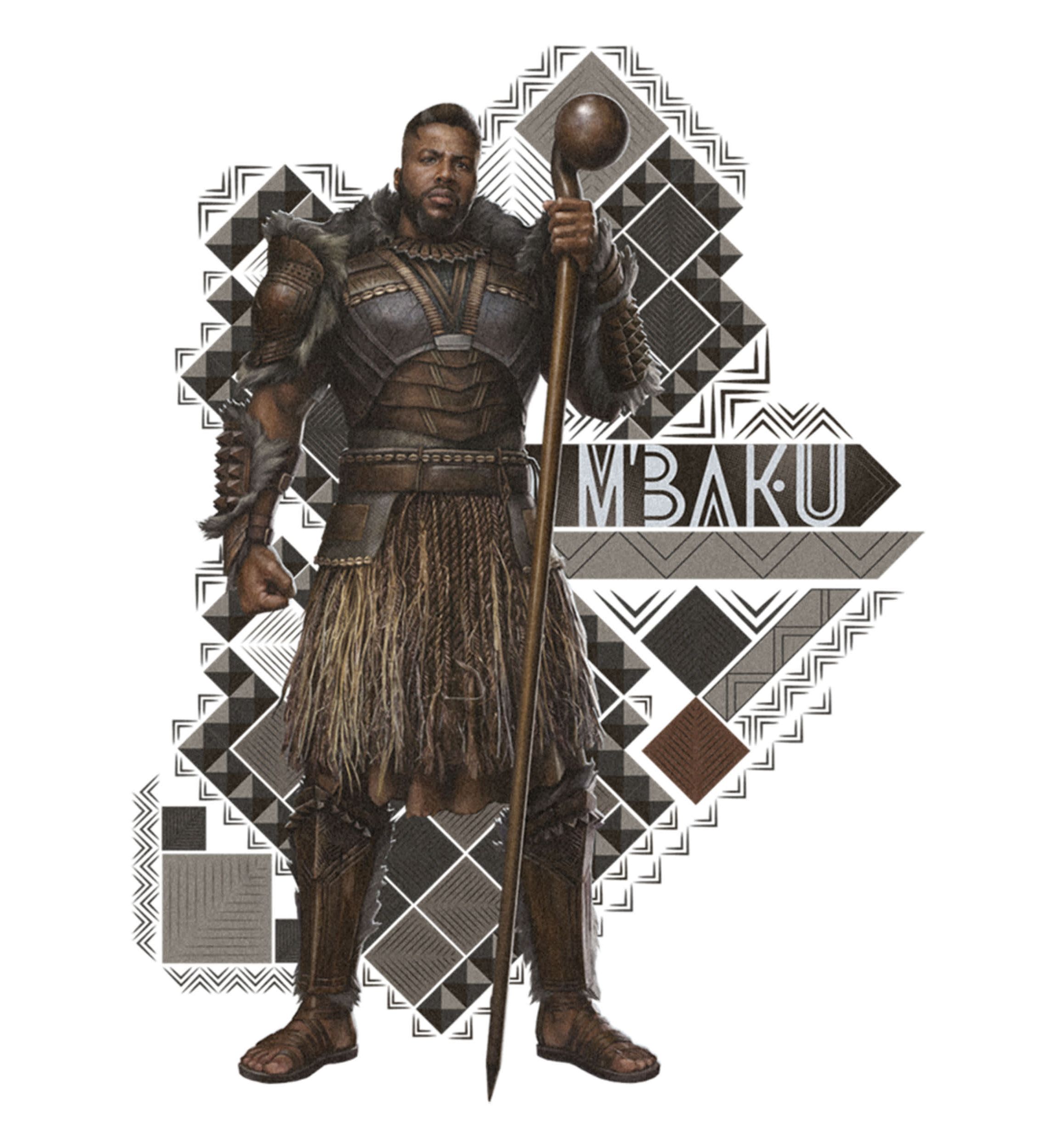 Mbaku Pattern Graphic T-Shirt