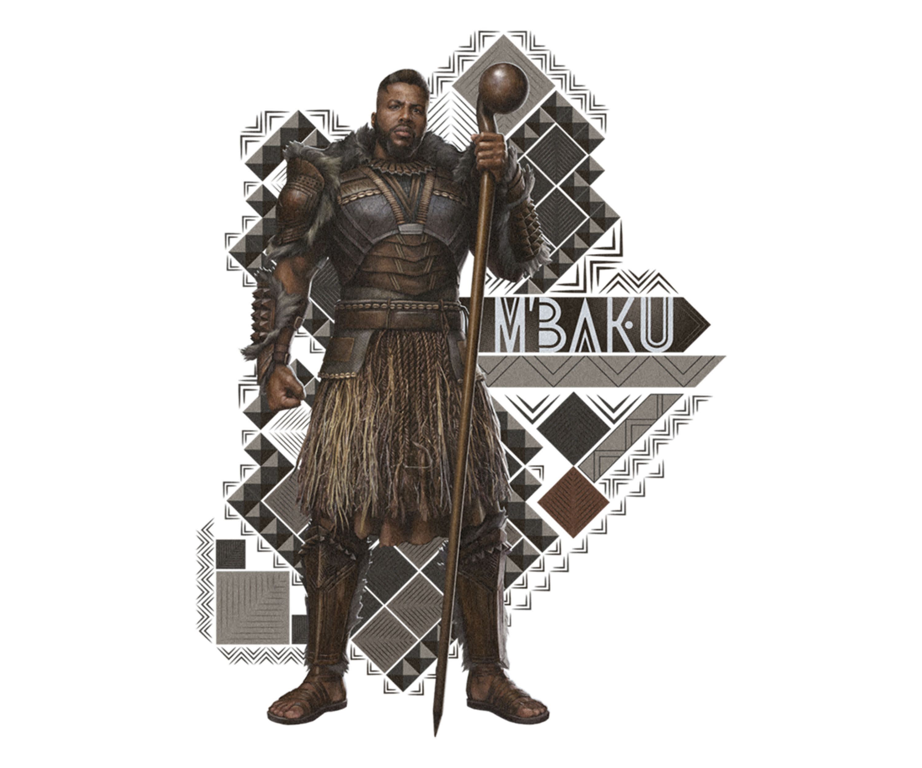 Mbaku Pattern Graphic T-Shirt