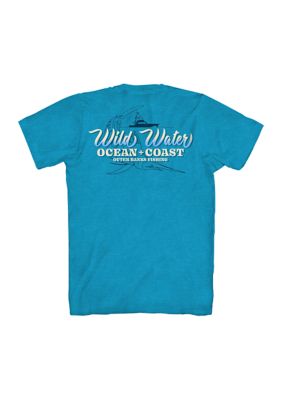 Ocean + Coast® Short Sleeve Wild Water Graphic T-Shirt | belk