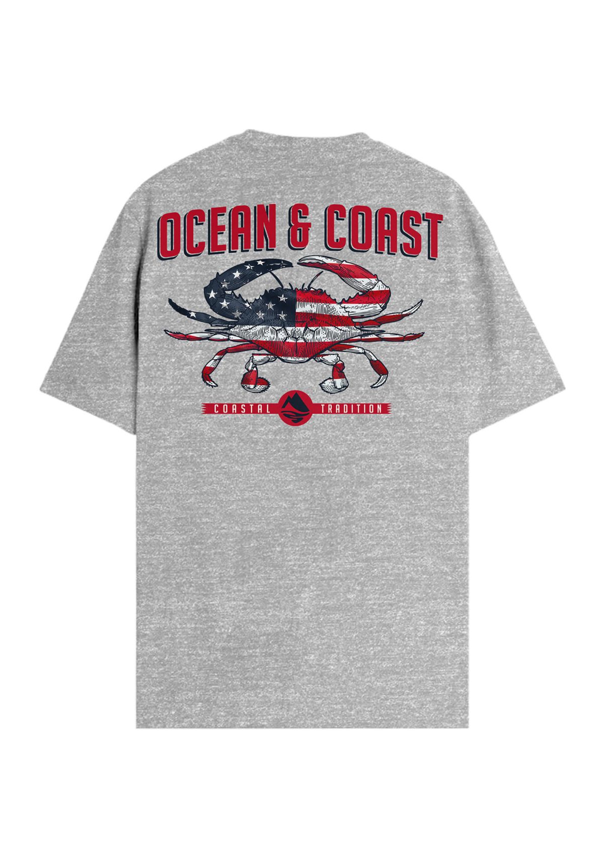 American Blue Crab Short Sleeve Graphic T-Shirt