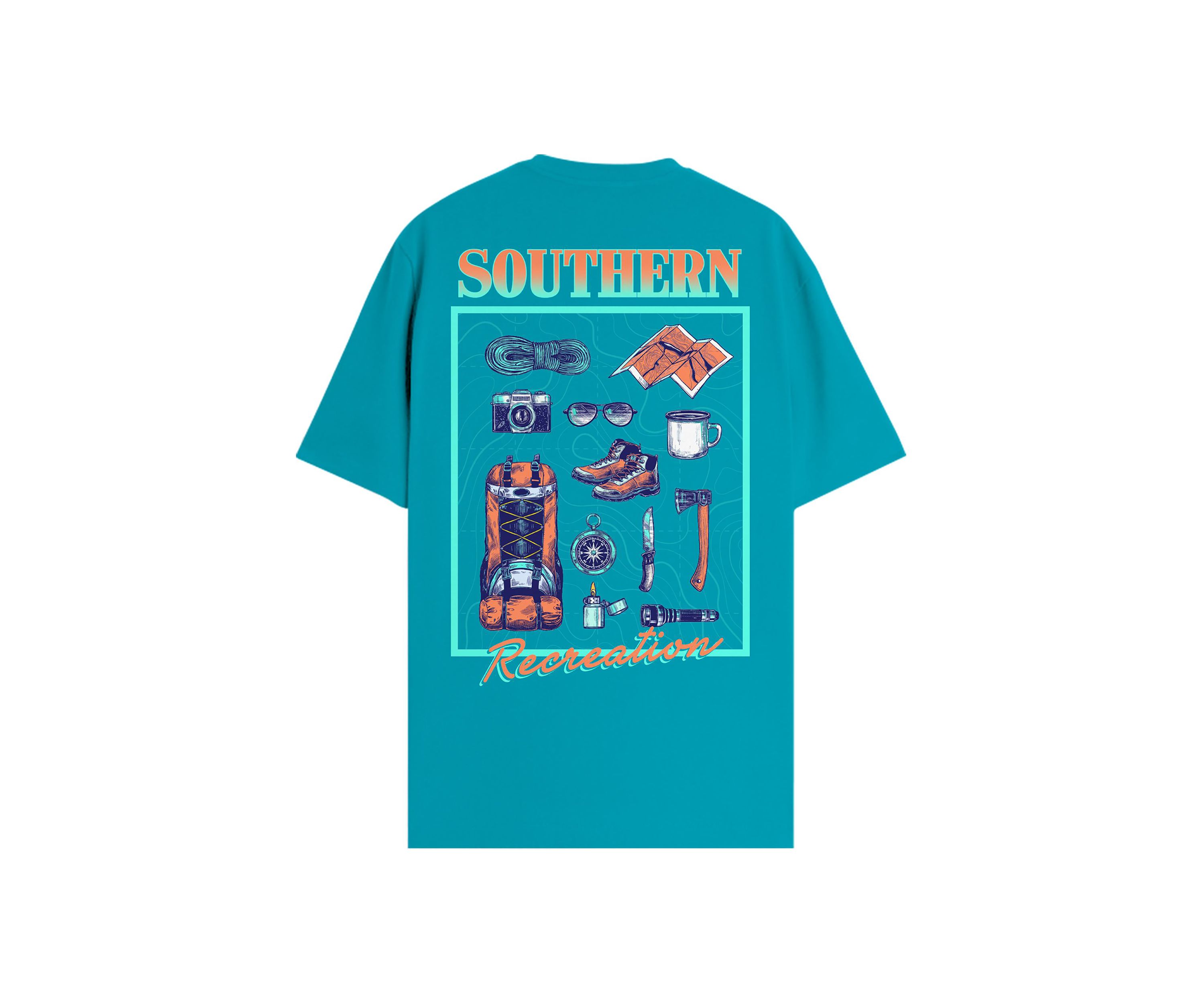 Short Sleeve Southern Recreation Graphic T-Shirt