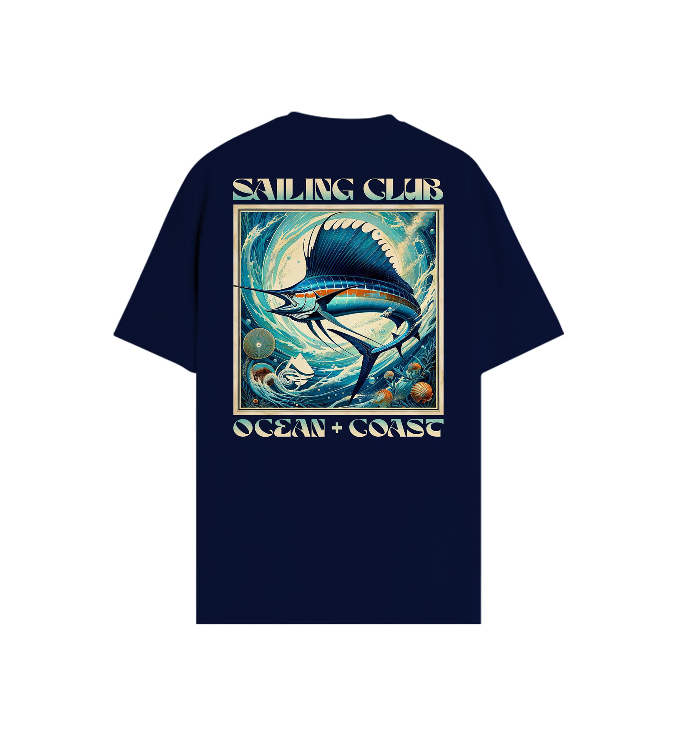 Short Sleeve Sailing Club Graphic T-Shirt 