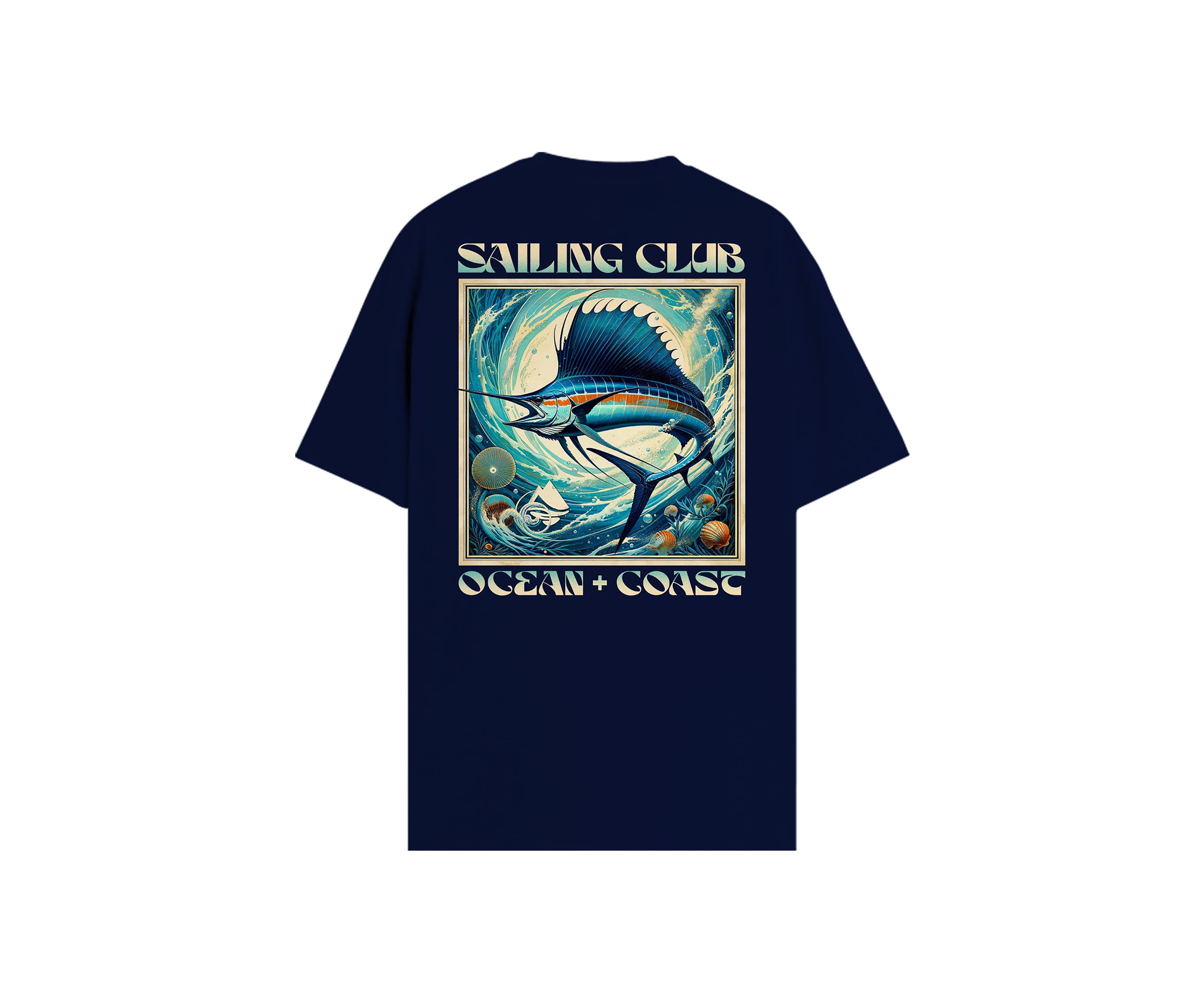 Short Sleeve Sailing Club Graphic T-Shirt 