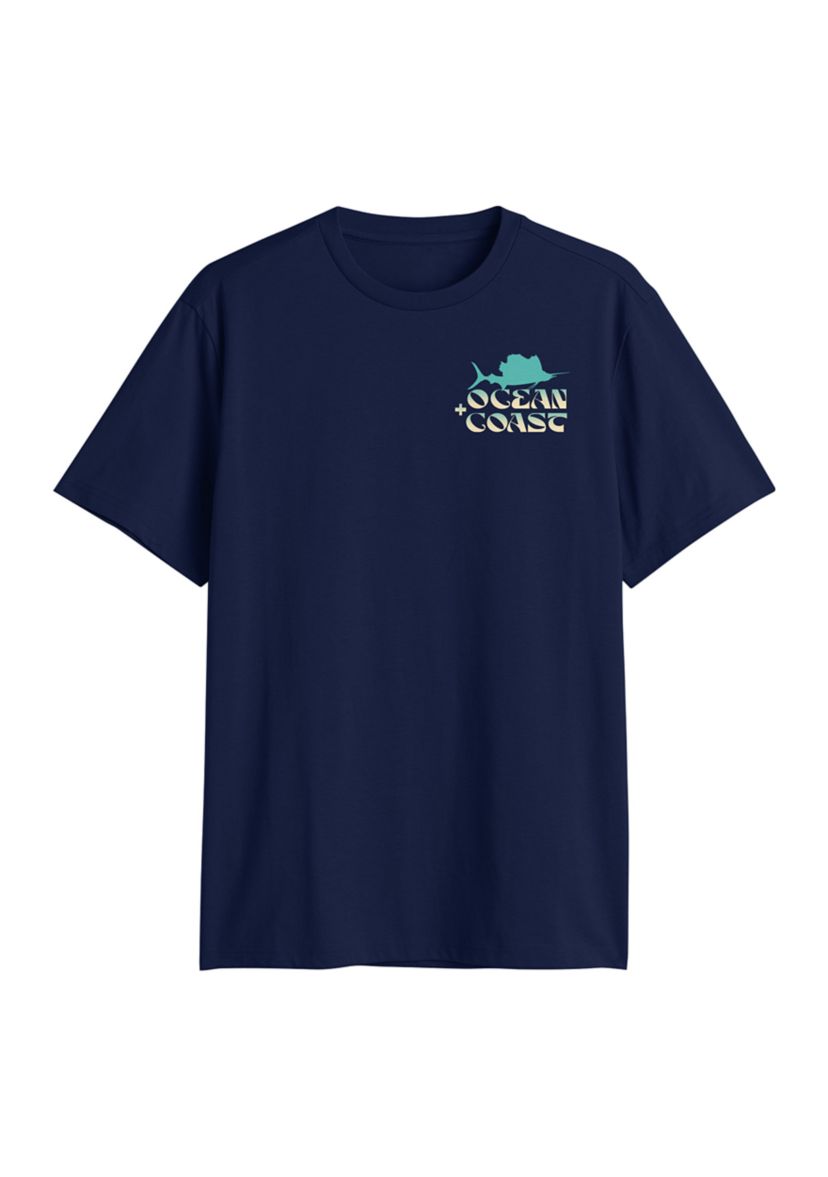 Short Sleeve Sailing Club Graphic T-Shirt 