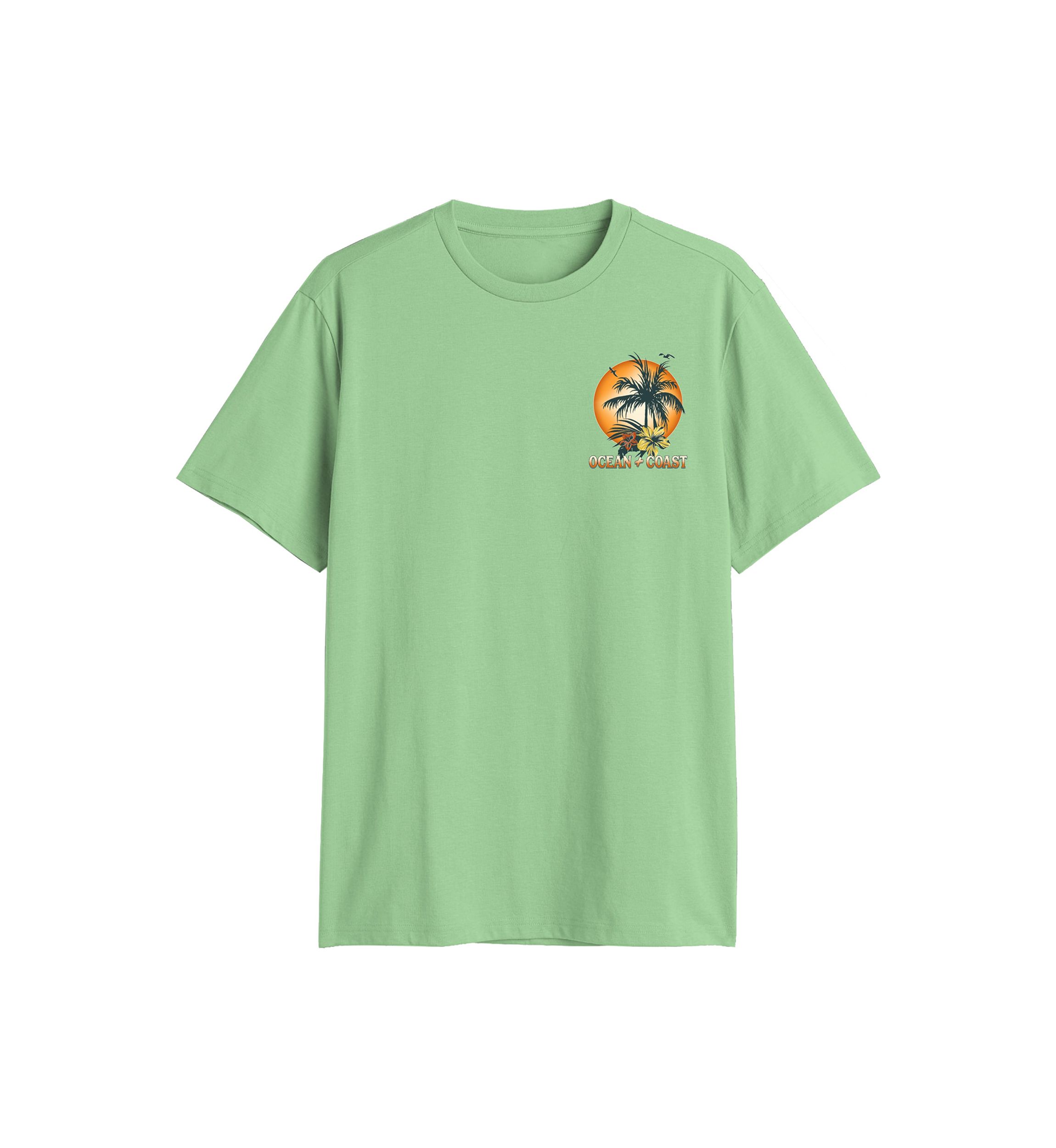 Short Sleeve Tropical Merlin Graphic T-Shirt 