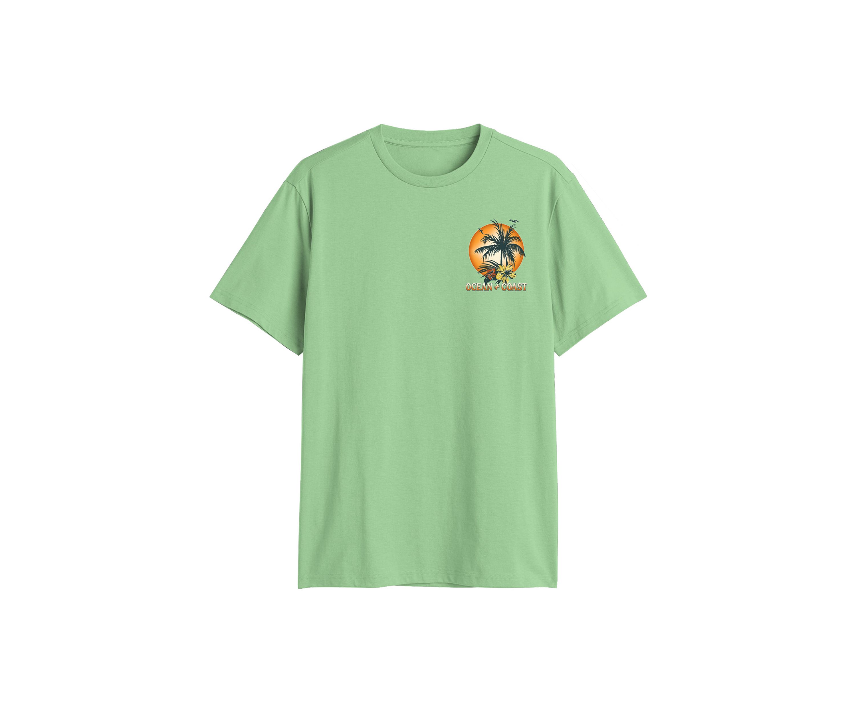 Short Sleeve Tropical Merlin Graphic T-Shirt 