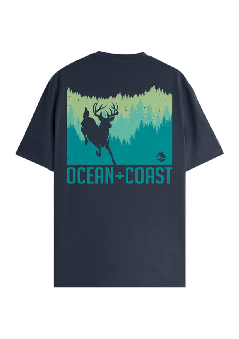 Short Sleeve Buck Jump Graphic T-Shirt 