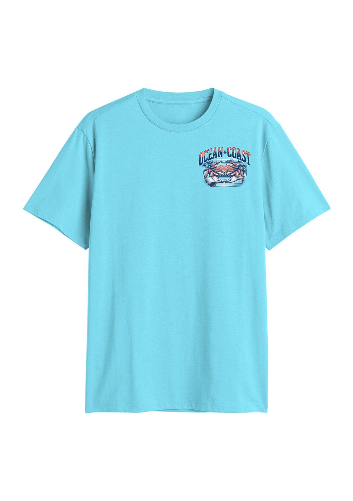 Short Sleeve Coastal Crab Graphic T-Shirt 
