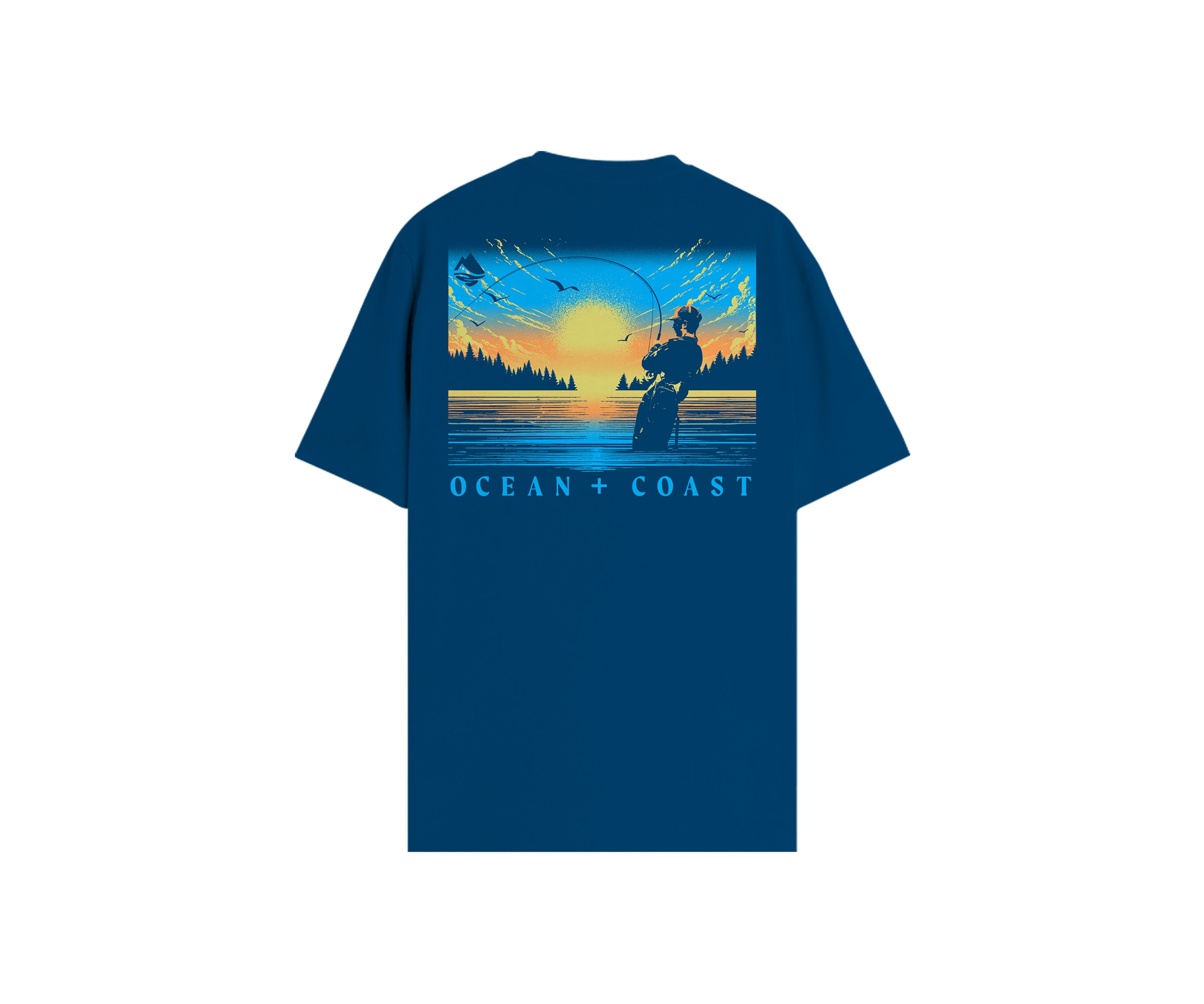 Short Sleeve Fishing Graphic T-Shirt