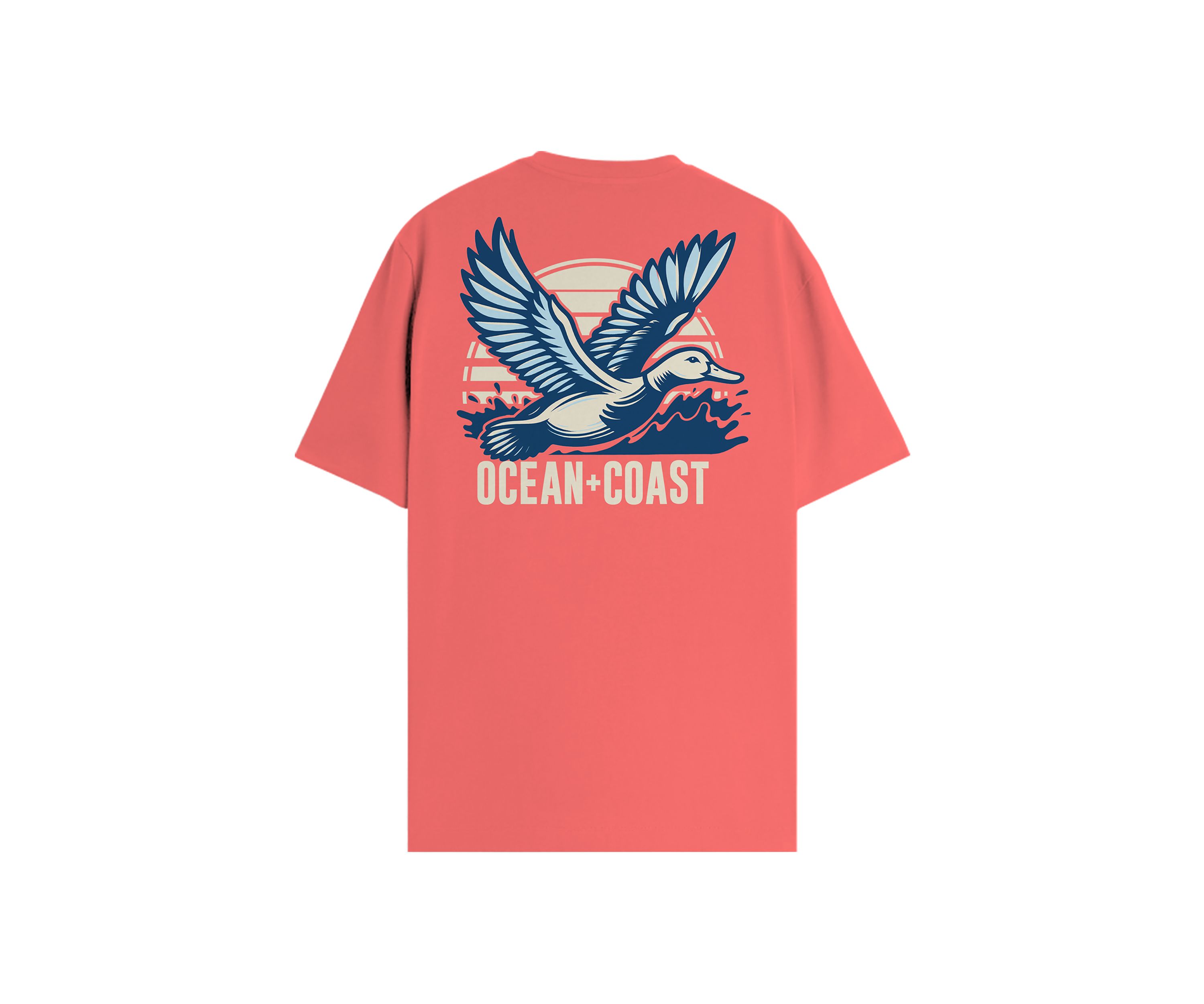 Short Sleeve Water Duck Graphic T-Shirt 