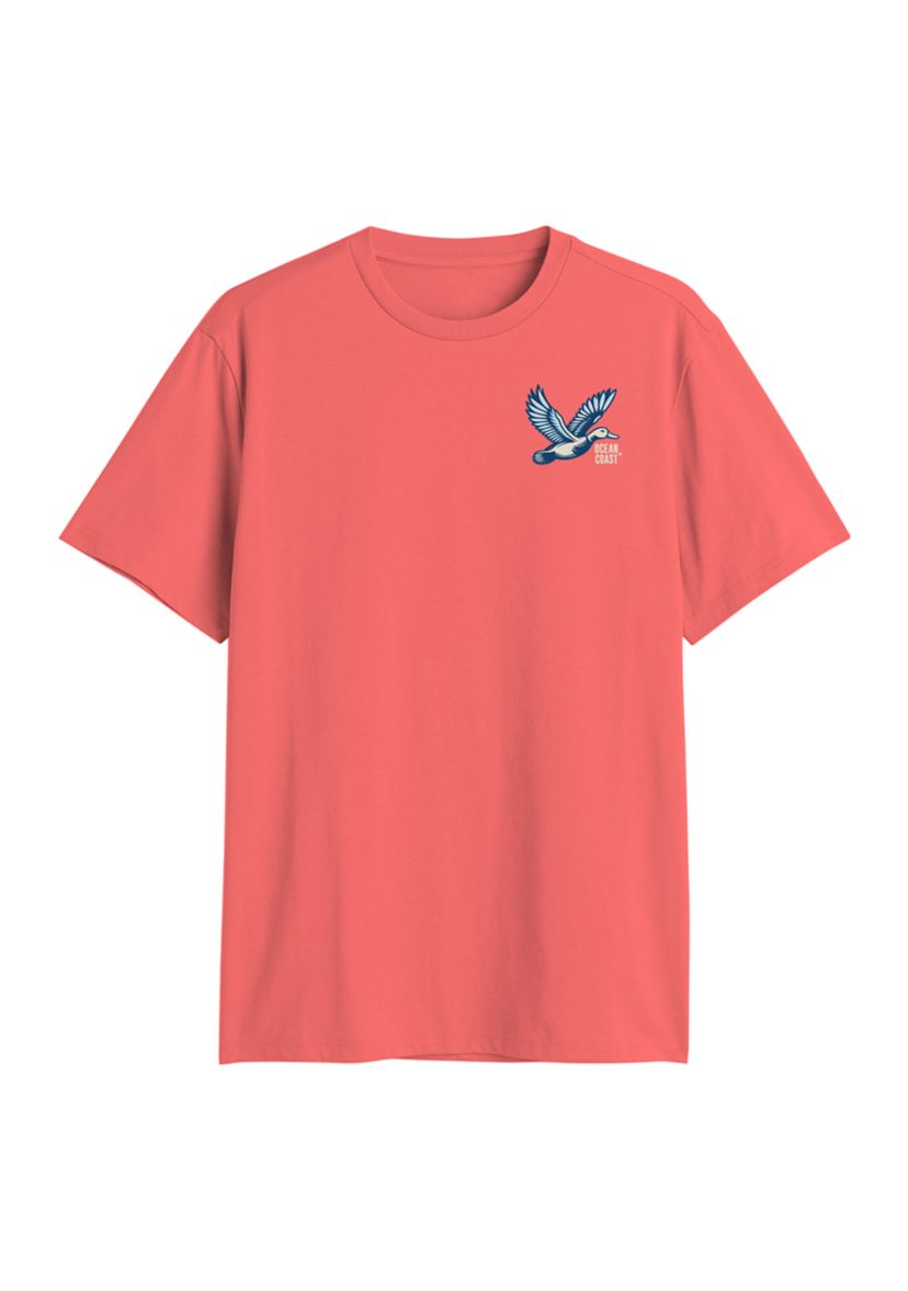 Short Sleeve Water Duck Graphic T-Shirt 