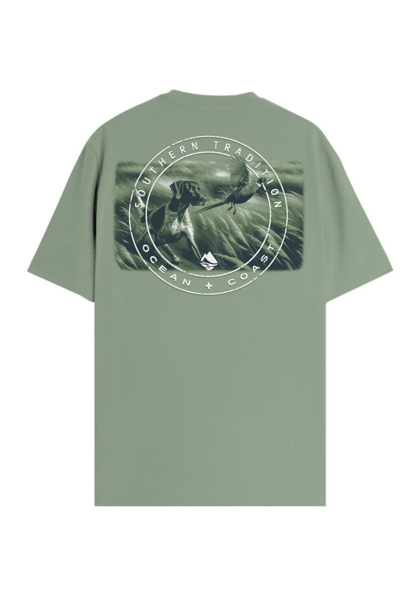 Short Sleeve Dog Flush Graphic T-Shirt 