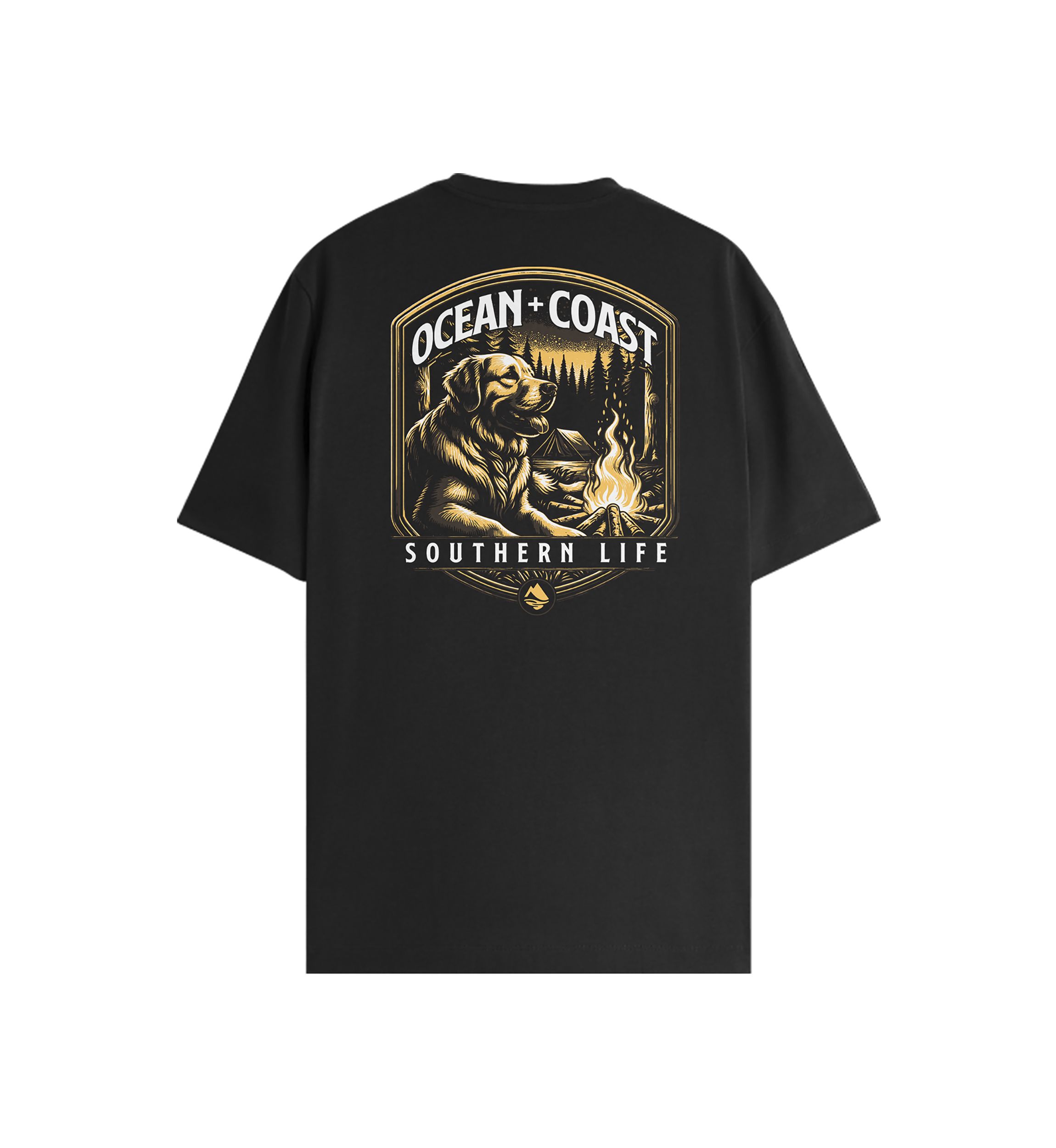 Short Sleeve Dog Southern Life Graphic T-Shirt