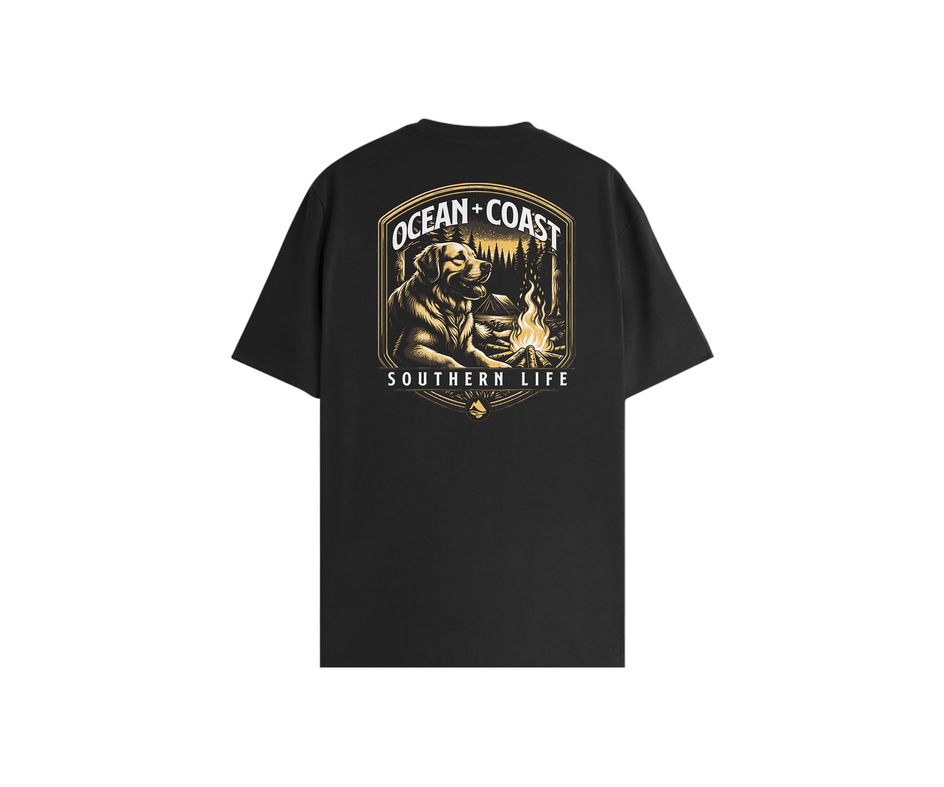 Short Sleeve Dog Southern Life Graphic T-Shirt