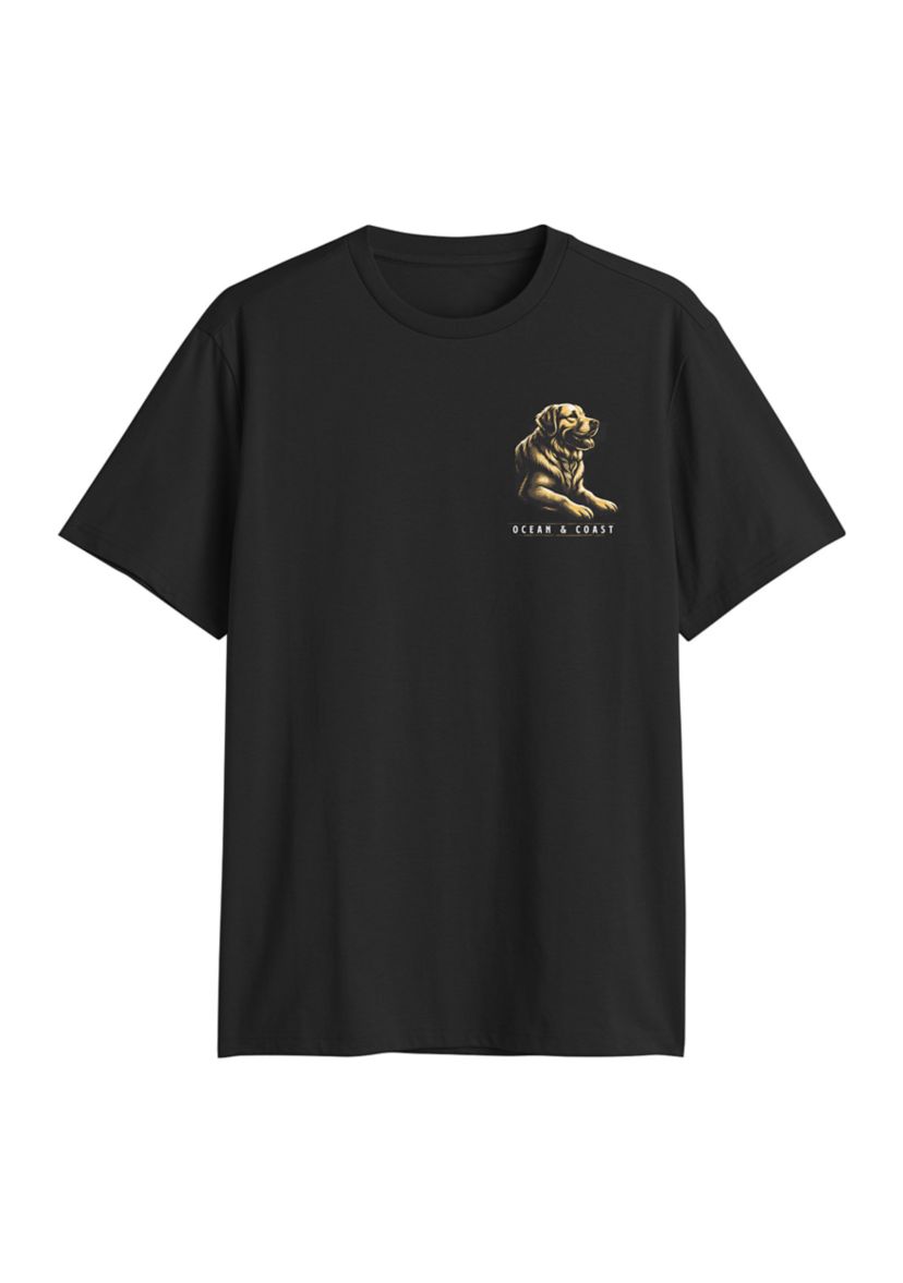 Short Sleeve Dog Southern Life Graphic T-Shirt