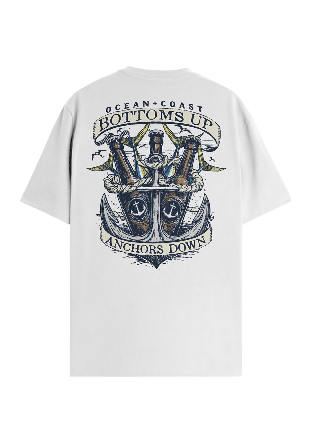 Short Sleeve Bottoms Up Graphic T-Shirt 