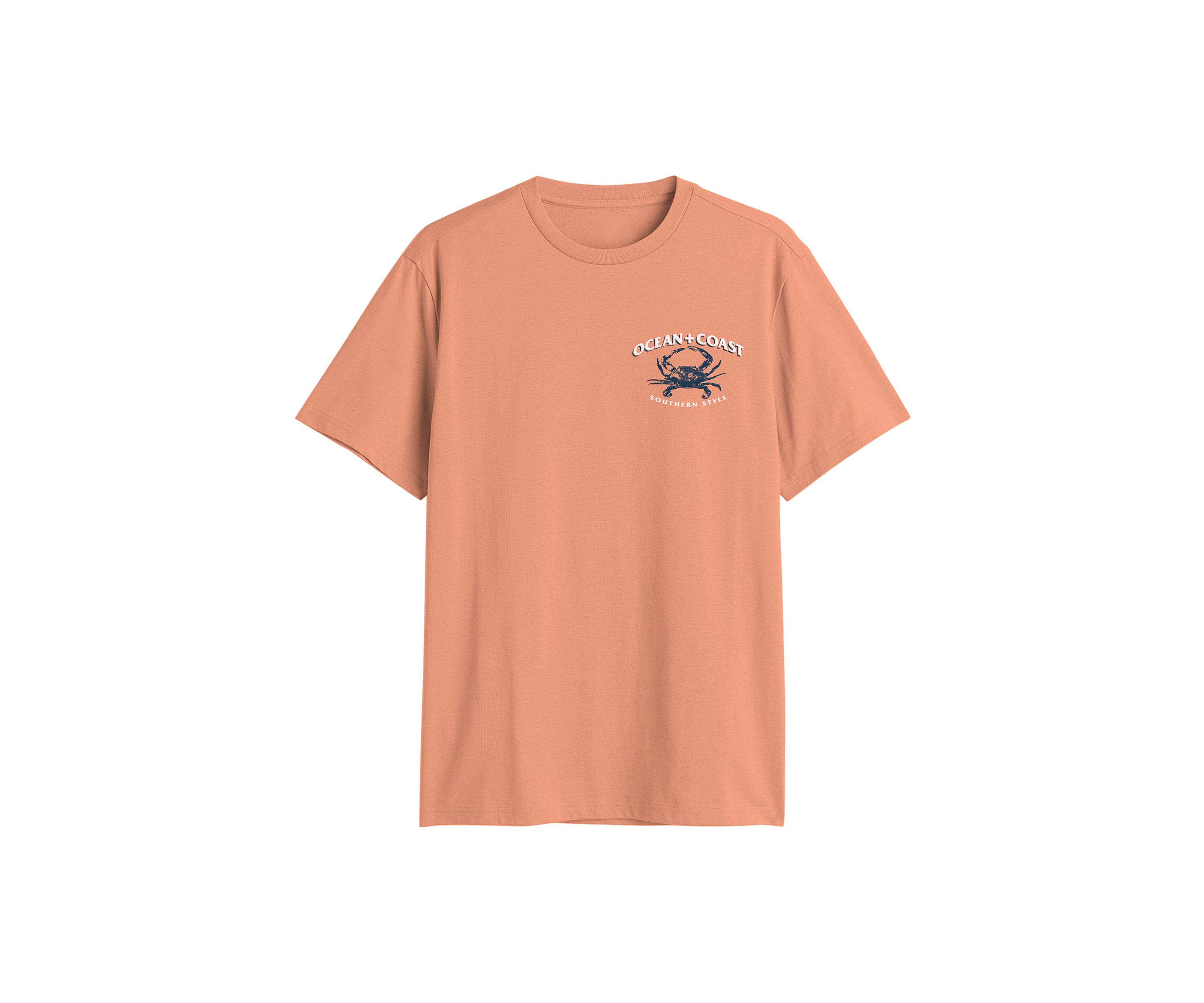 Short Sleeve Crab Graphic T-Shirt 