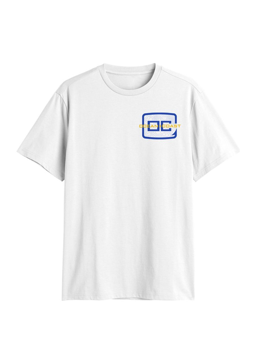 Short Sleeve Fish Logo Graphic T-Shirt