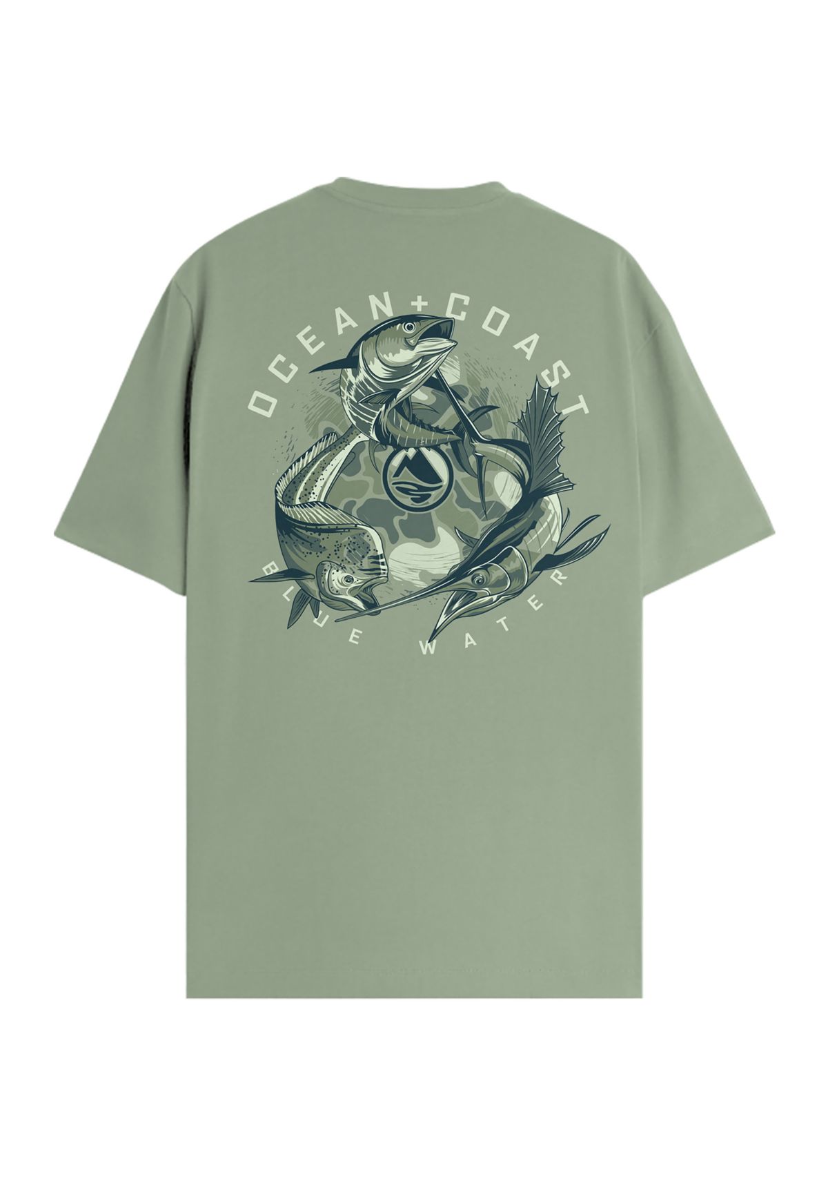Short Sleeve Bluewater Trio Graphic T-Shirt
