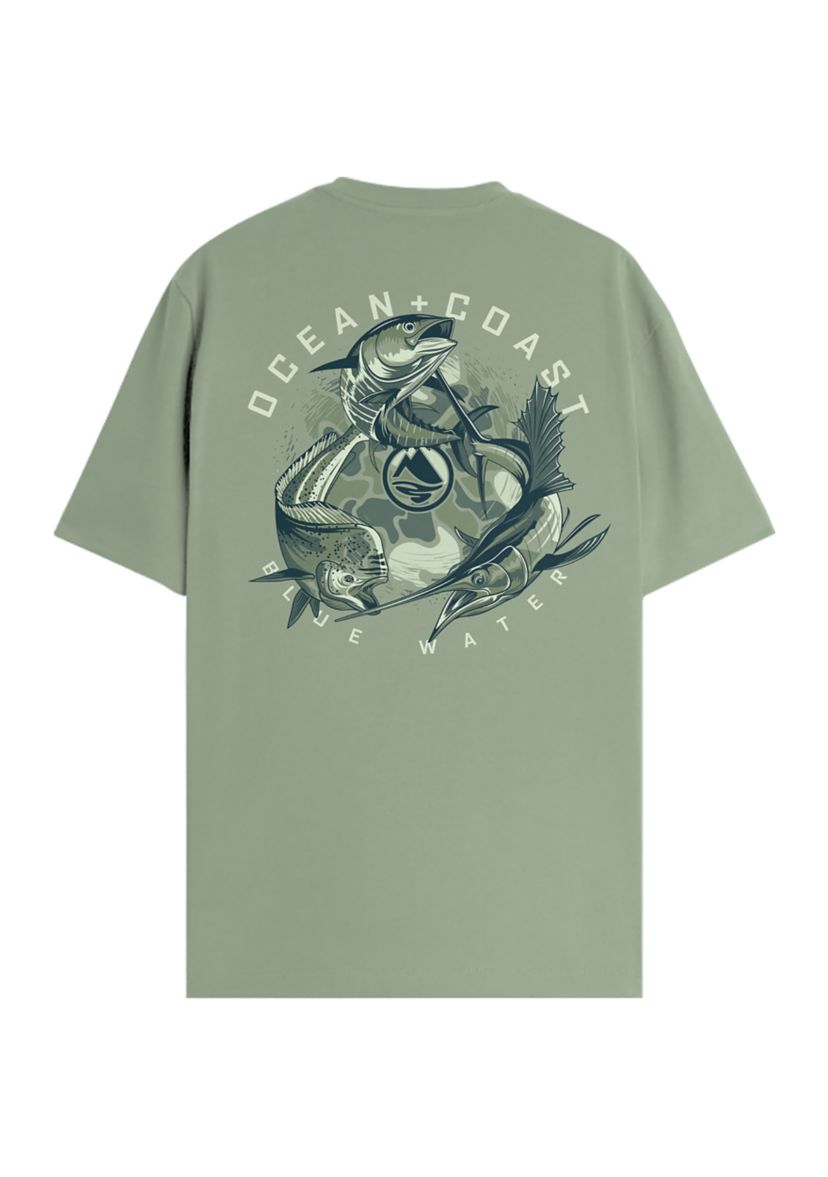 Short Sleeve Bluewater Trio Graphic T-Shirt