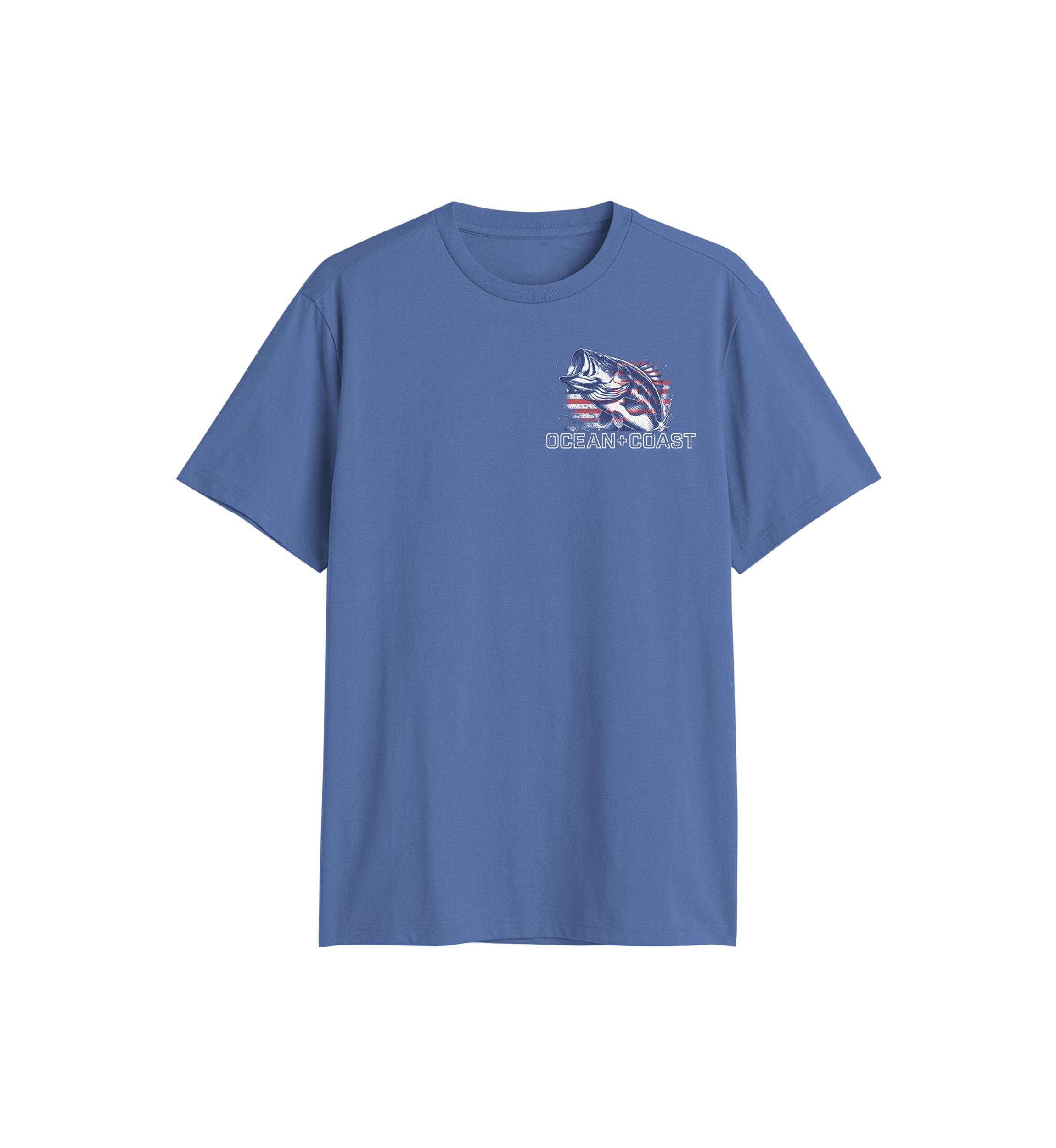 Short Sleeve Americana Bass Graphic T-Shirt