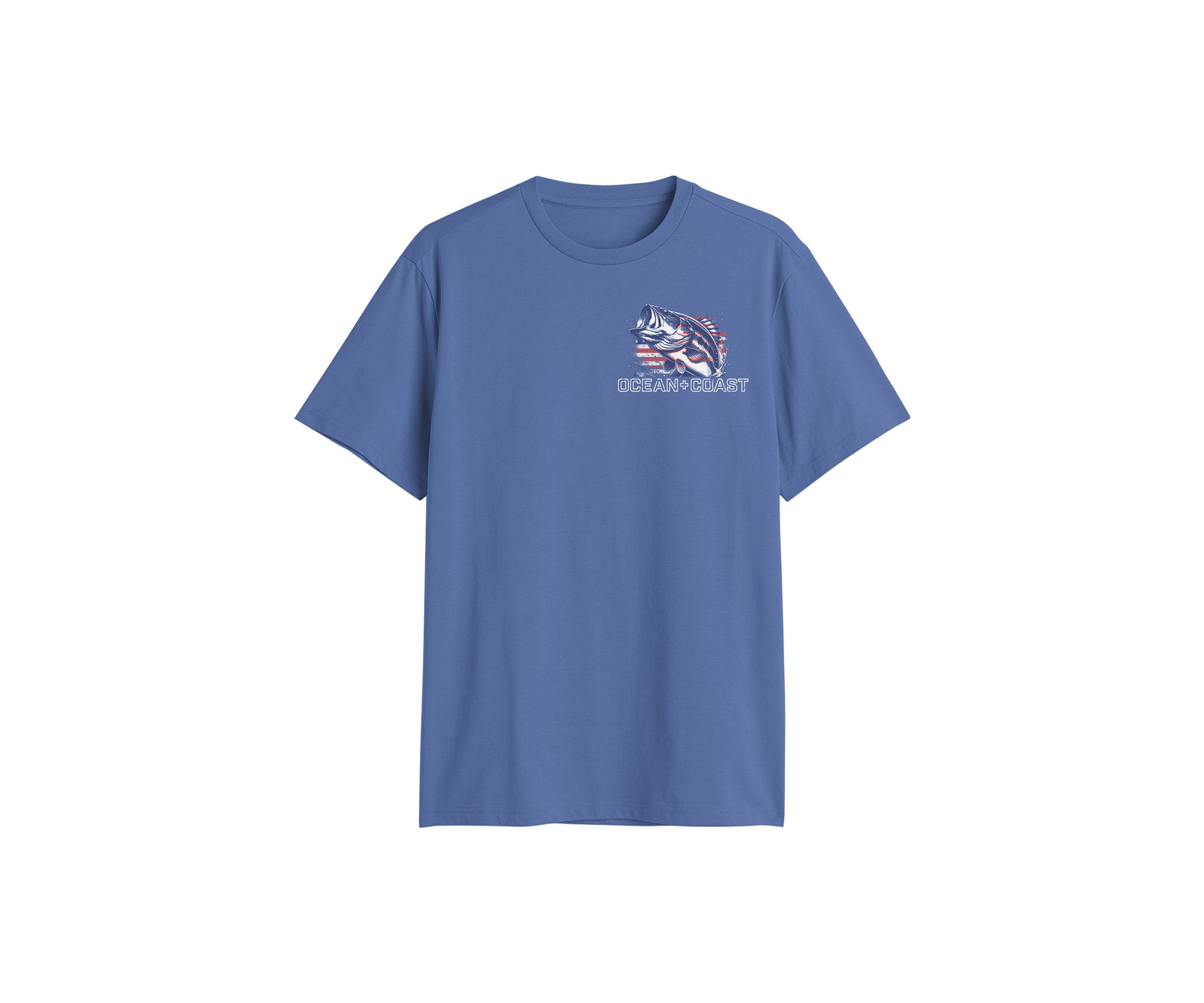 Short Sleeve Americana Bass Graphic T-Shirt