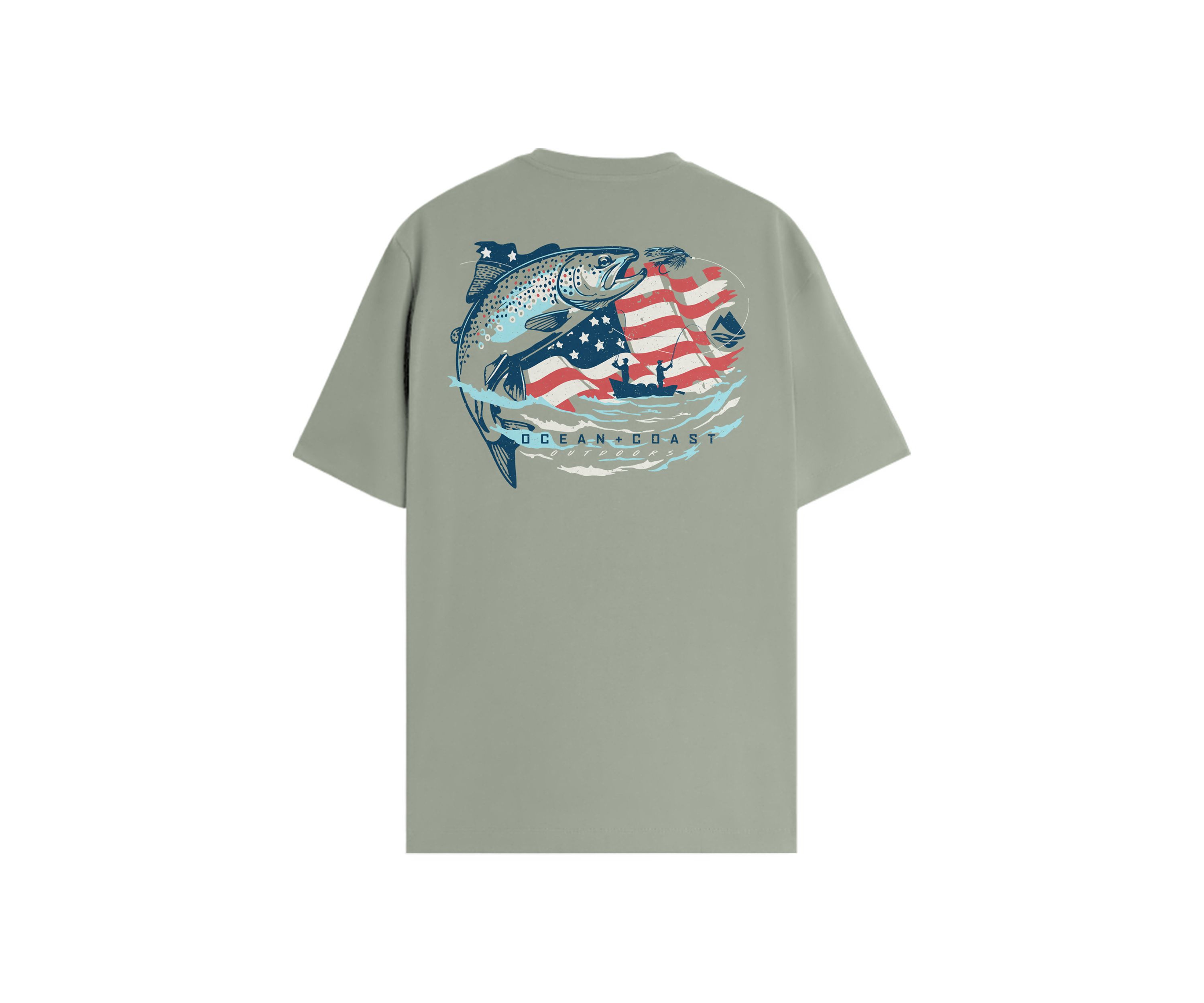 Patriot Bass Short Sleeve Graphic T-Shirt 