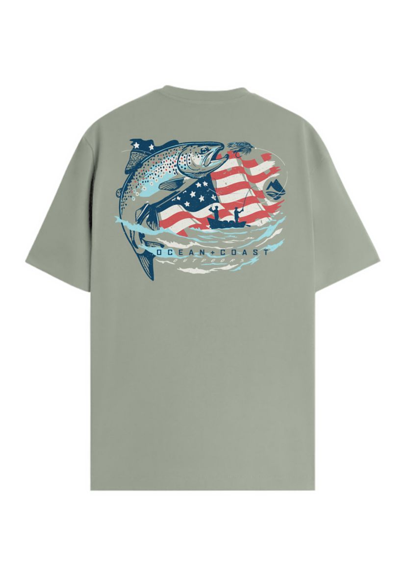 Patriot Bass Short Sleeve Graphic T-Shirt 