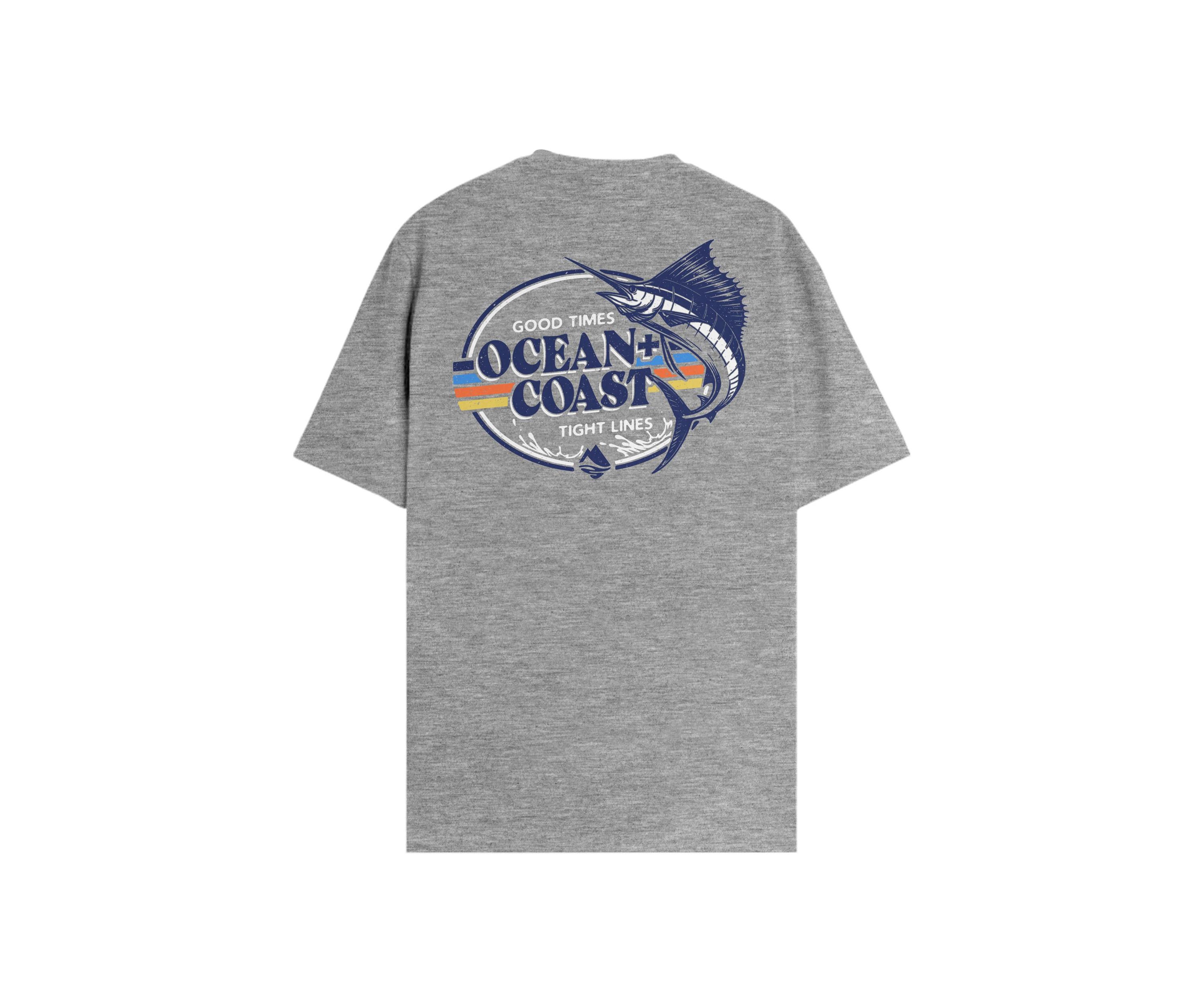 Short Sleeve Tight Lines Graphic T-Shirt 