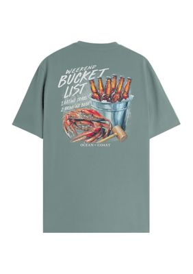 Ocean + Coast Men's Bucket List Graphic T-Shirt, 65% Off