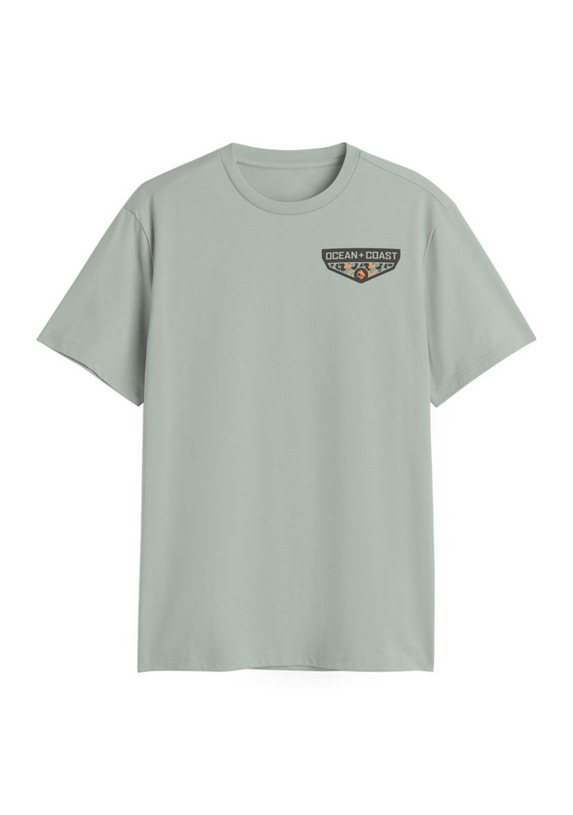Camo Boat Short Sleeve Graphic T-Shirt