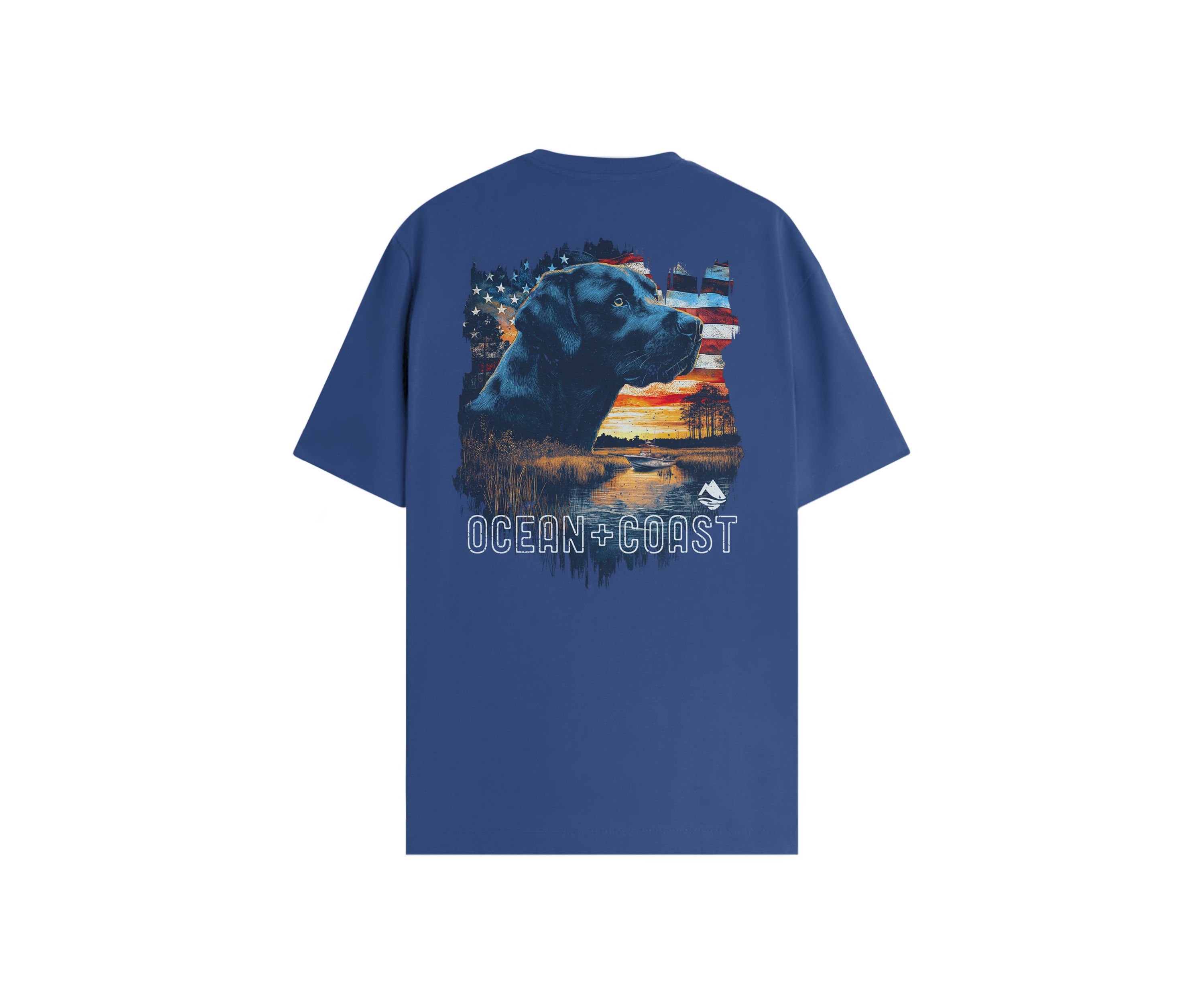 Short Sleeve American Marsh Graphic T-Shirt