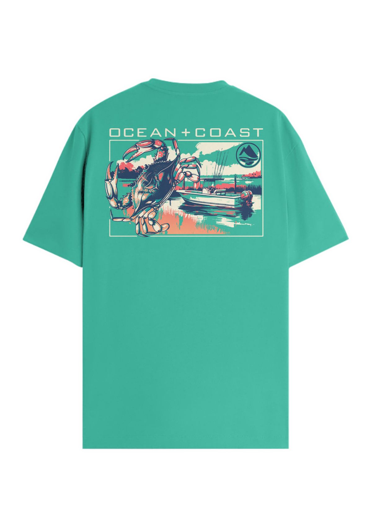 Mens Crab Fishing Graphic T-Shirt 