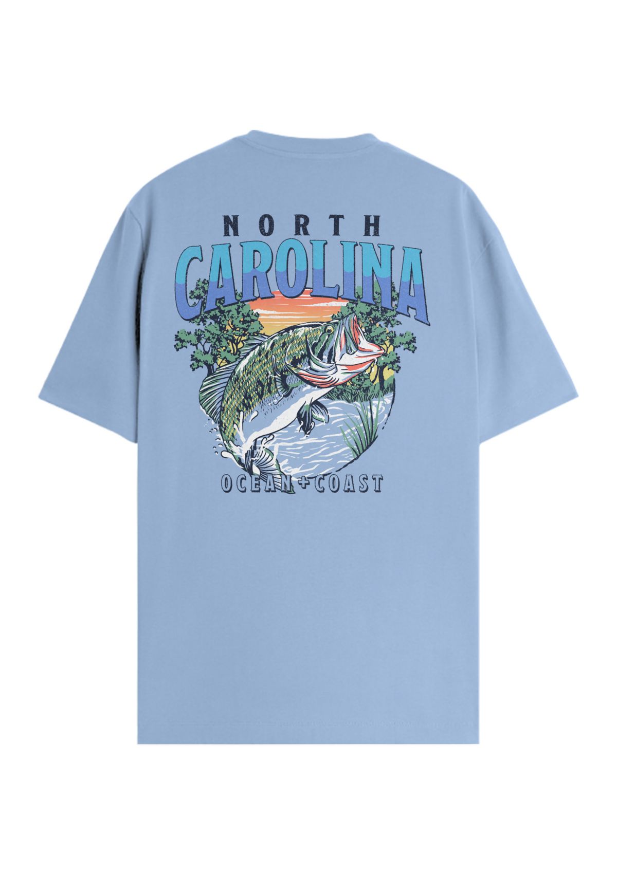 North Carolina Fishing Graphic T-Shirt