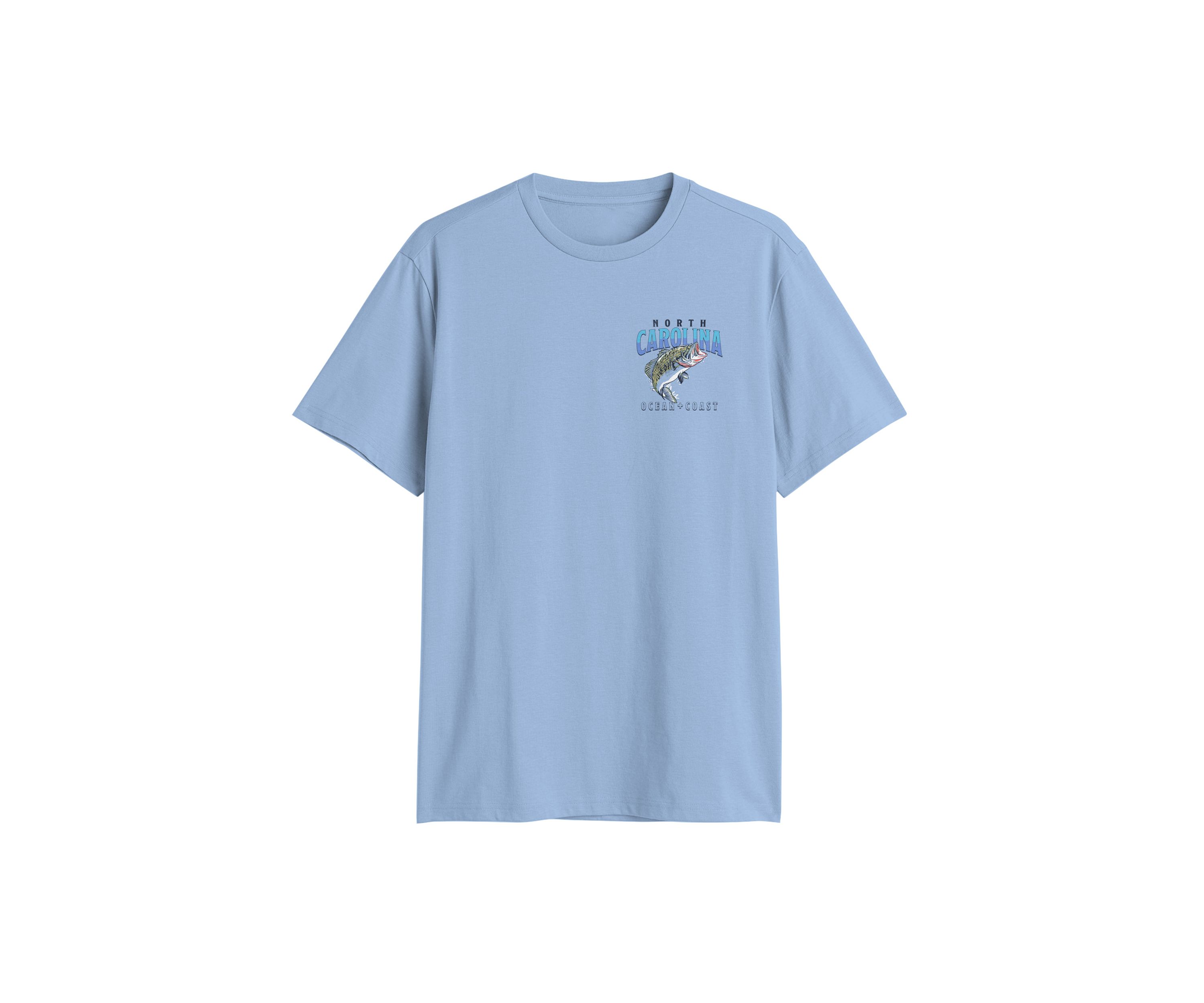 North Carolina Fishing Graphic T-Shirt