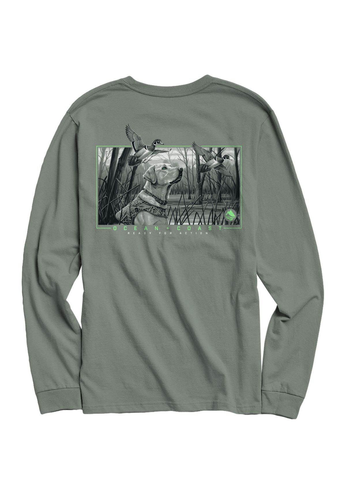 Hunting Dog Long Sleeve Graphic T-Shirt