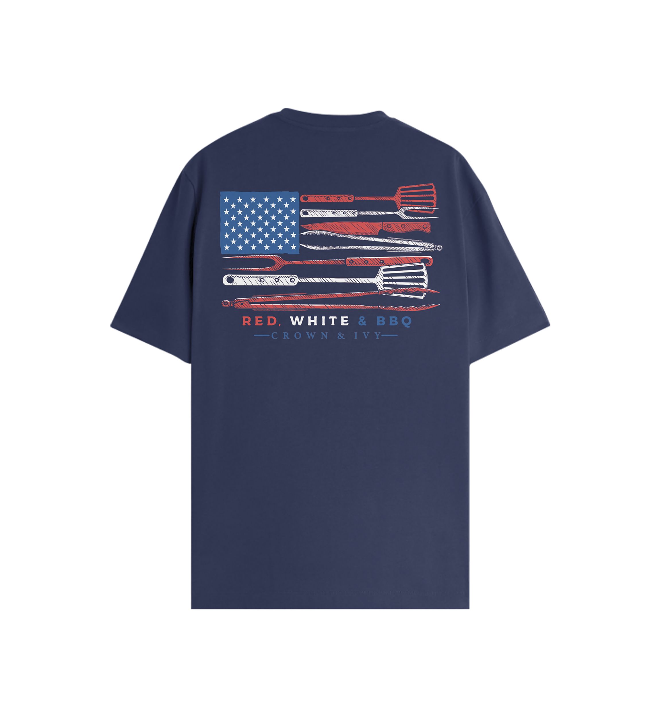 Grill Tool Flag Graphic T-Shirt 