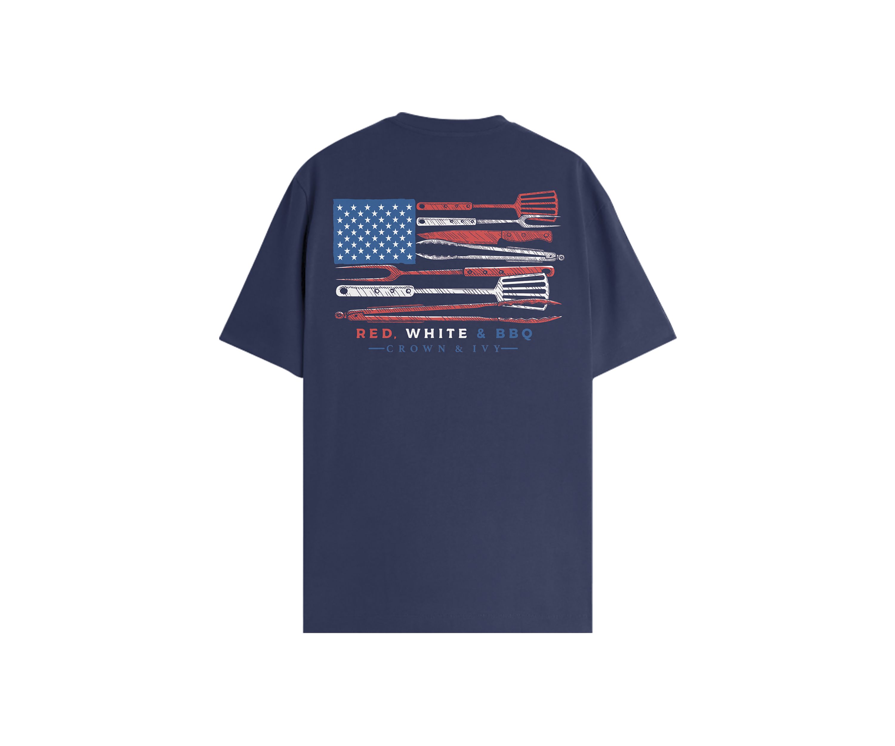 Grill Tool Flag Graphic T-Shirt 