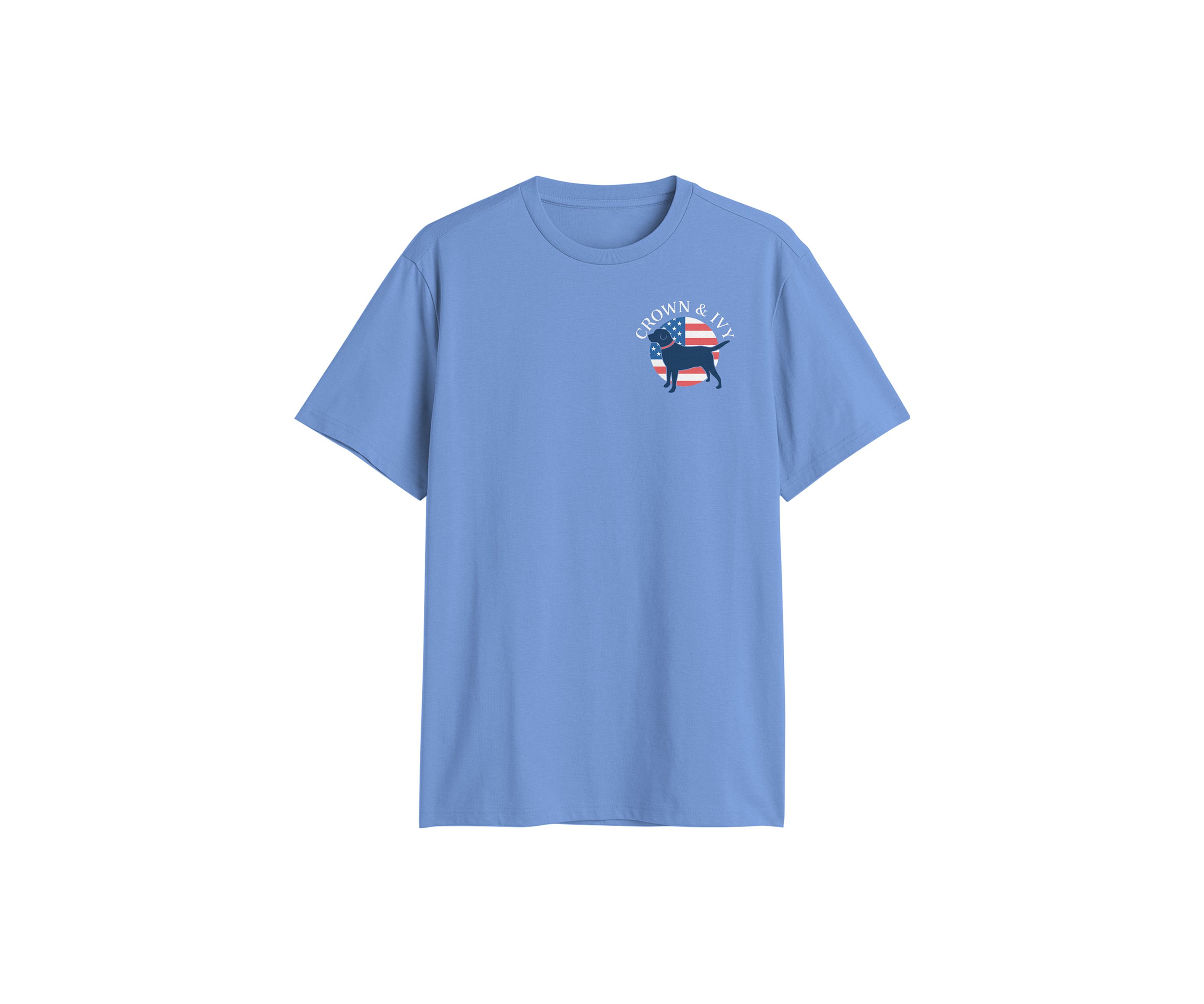 Americana Dog Graphic T-Shirt