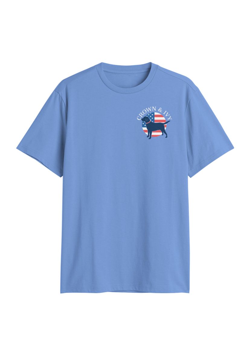 Americana Dog Graphic T-Shirt