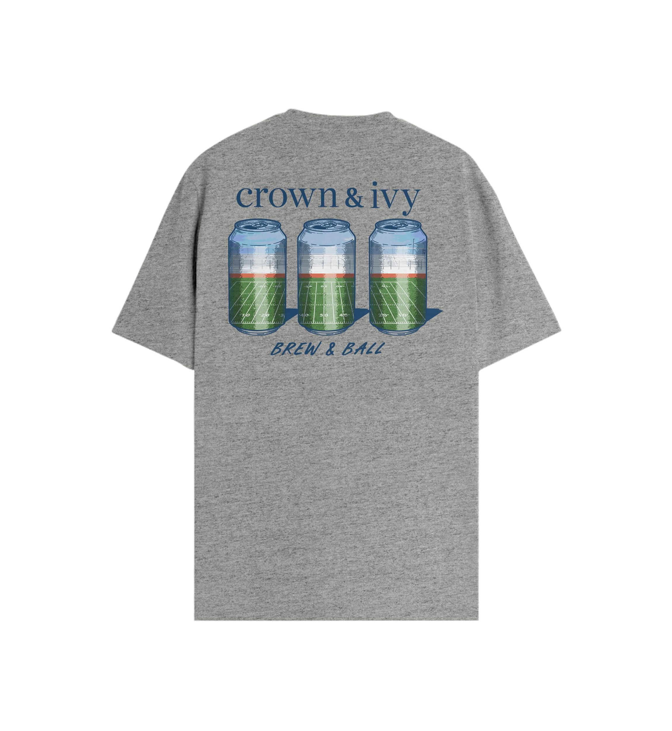 Football Cans Graphic T-Shirt