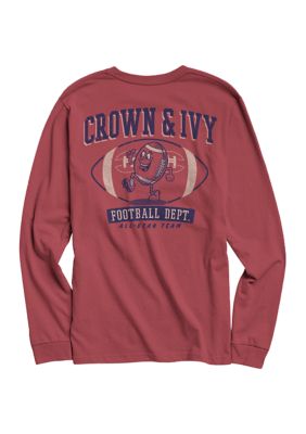 Crown & Ivy Men's Crown Ball Day Graphic Long Sleeve Shirt