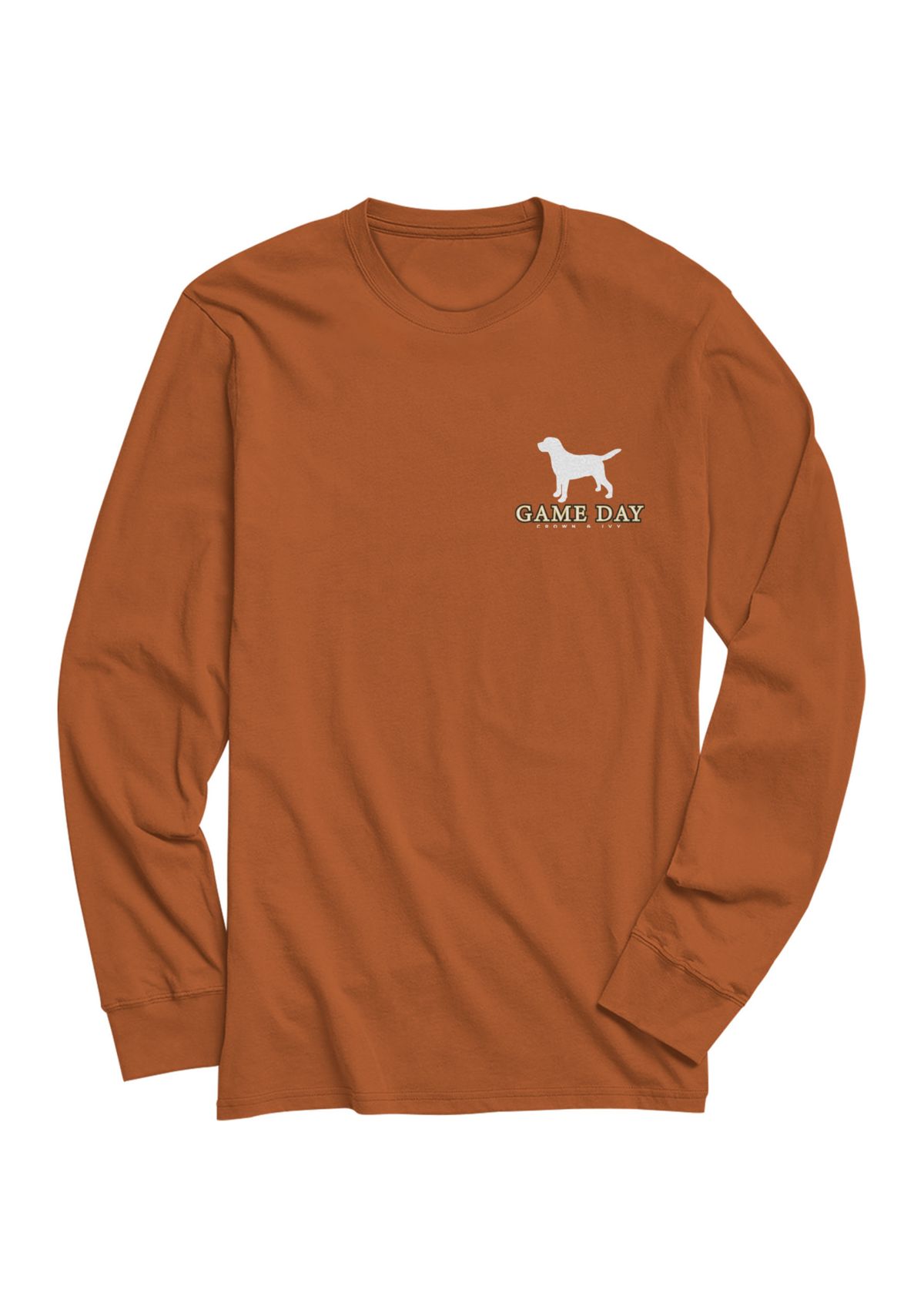 Game Day Dog Long Sleeve Graphic T-Shirt