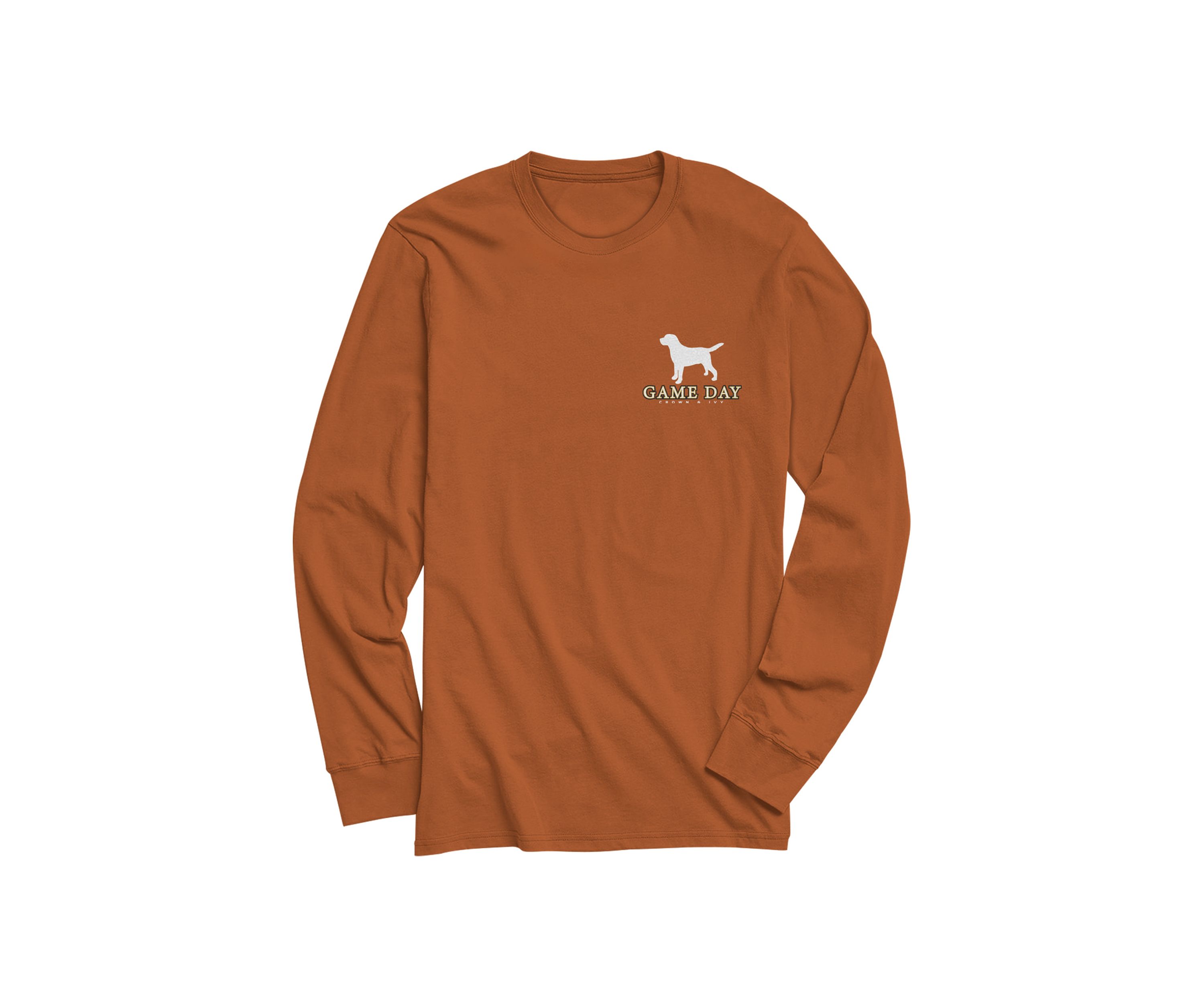 Game Day Dog Long Sleeve Graphic T-Shirt