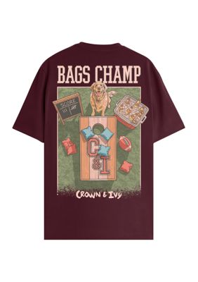 Crown & Ivy Men's Bags Champ Graphic T-Shirt